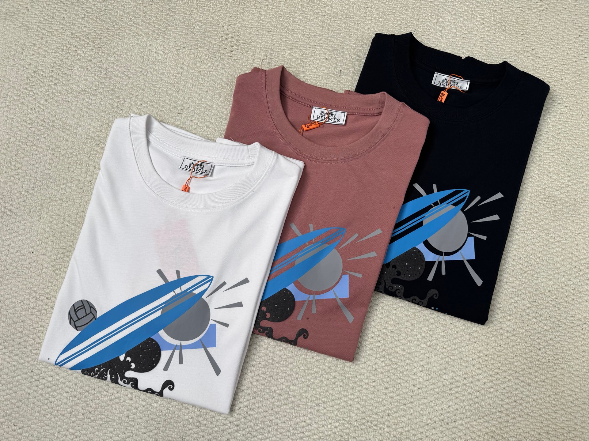 Hermès Hermes爱马仕- H家族最新走秀时装款男士短袖 高端品质 2026春夏新品 短袖T恤