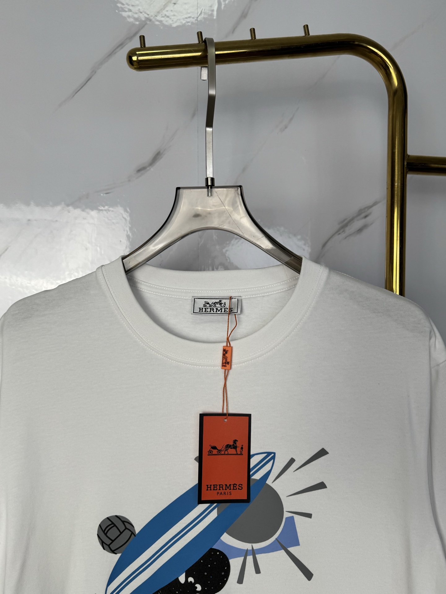 Hermès Hermes爱马仕- H家族最新走秀时装款男士短袖 高端品质 2026春夏新品 短袖T恤