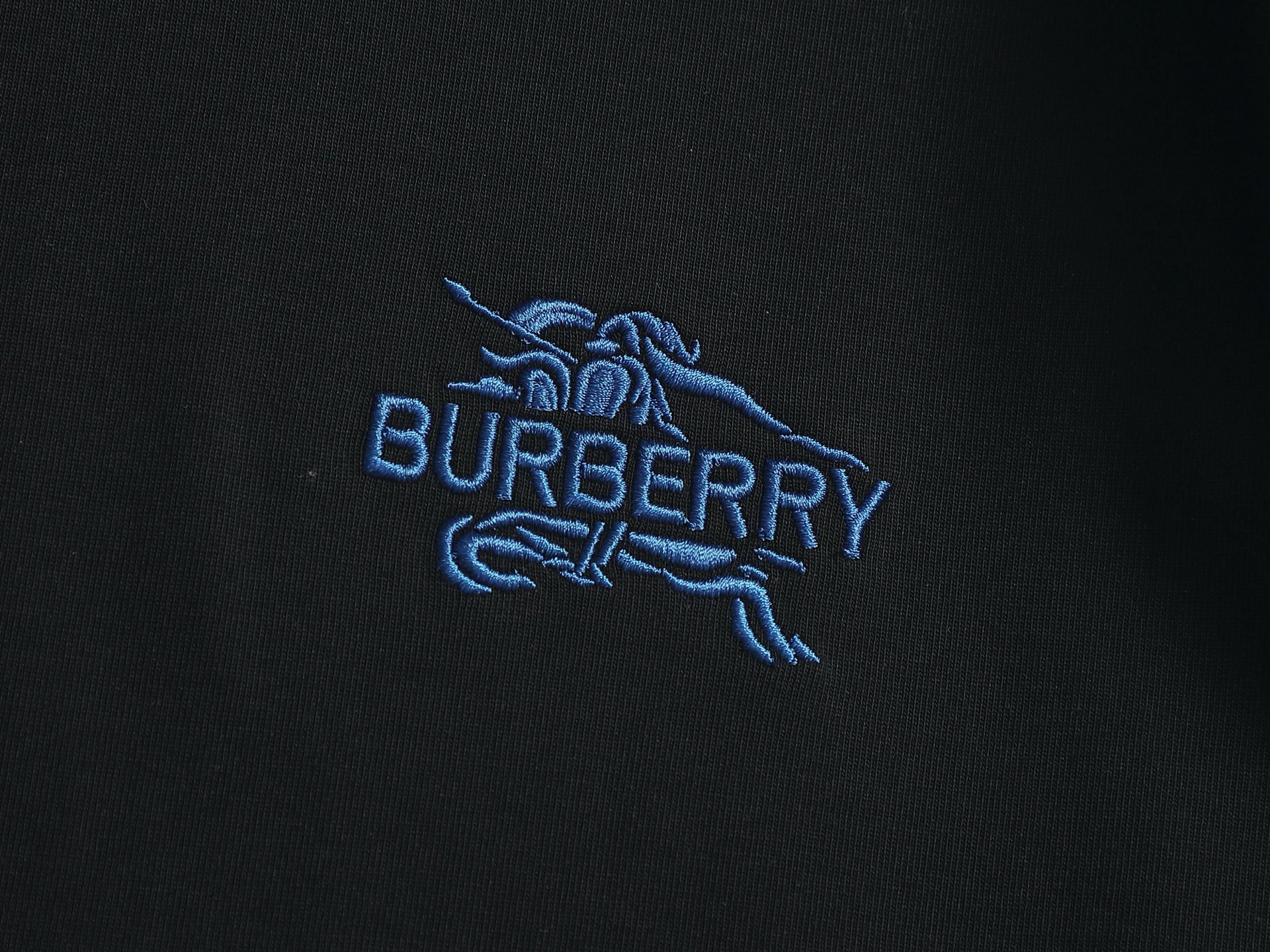 Burberry BBR/巴宝莉 战马字母刺绣短袖T恤