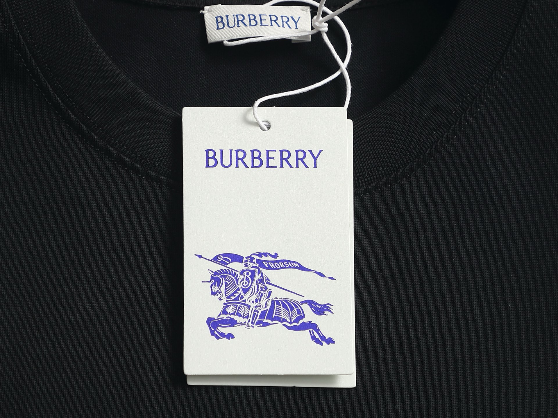 Burberry BBR/巴宝莉 战马字母刺绣短袖T恤