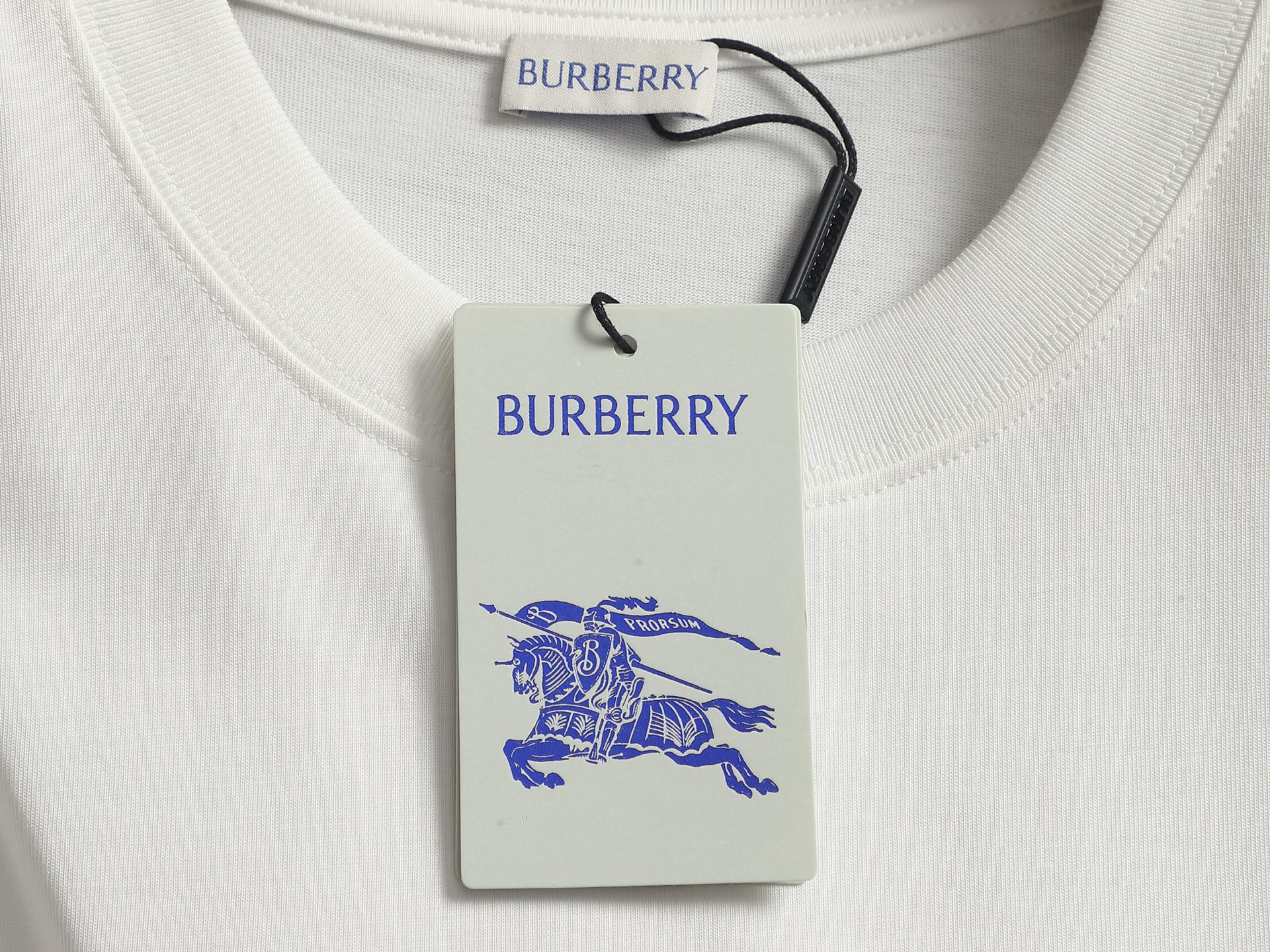Burberry BBR/巴宝莉 战马字母刺绣短袖T恤