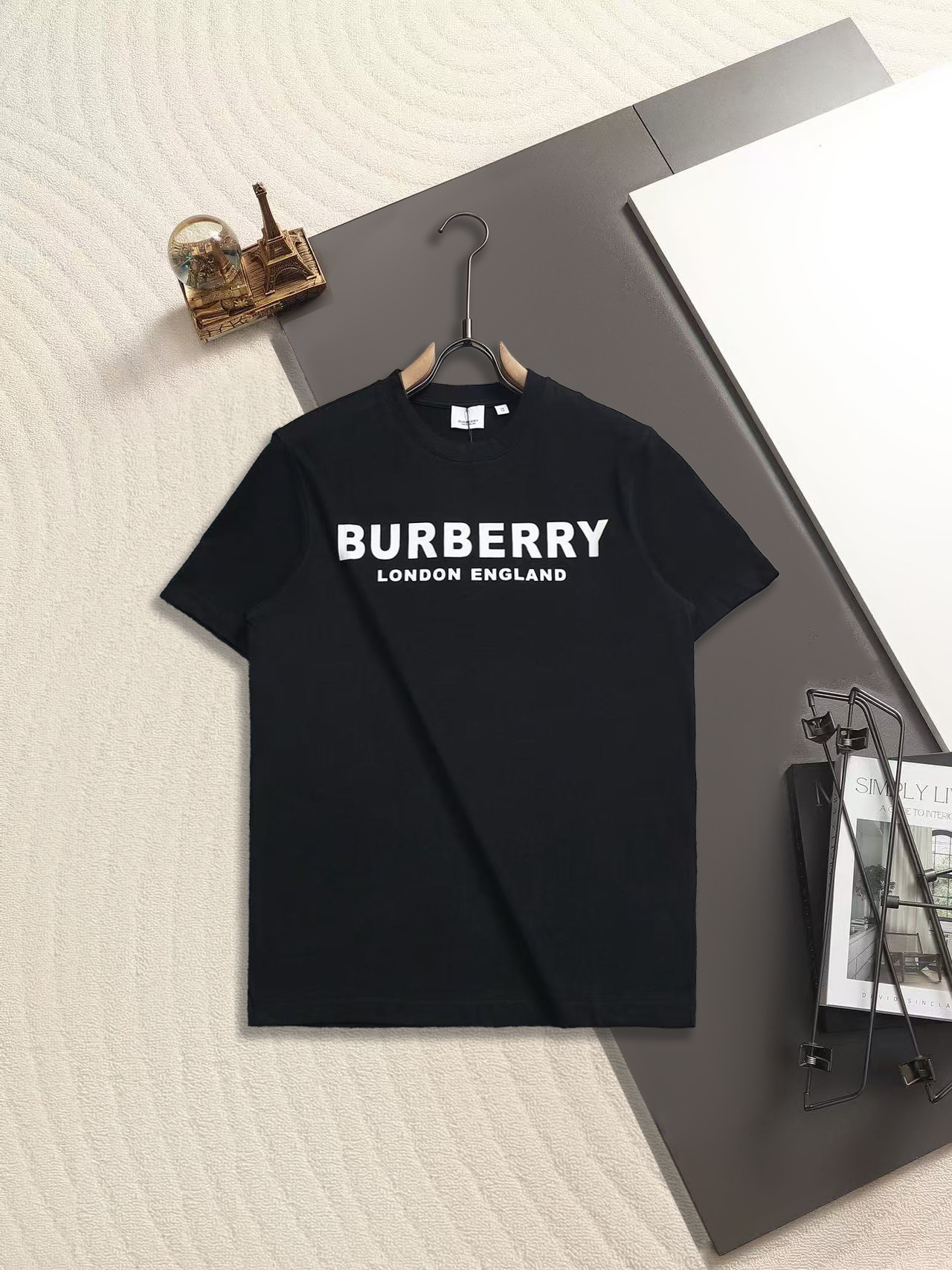 BURBERRY   BBR  巴宝莉  微宽版型XS-L新款独家限定 25年最新最顶级  双杠英文字母