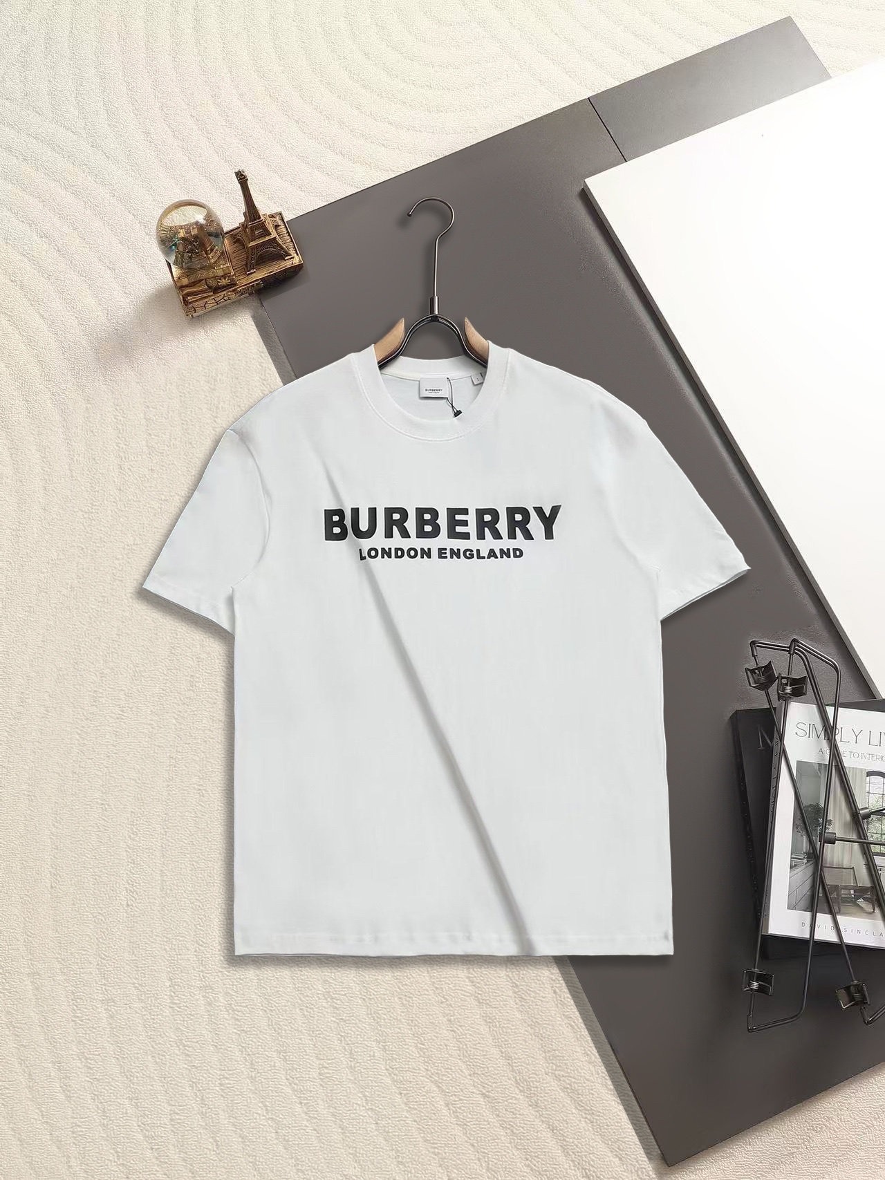 BURBERRY   BBR  巴宝莉  微宽版型XS-L新款独家限定 25年最新最顶级  双杠英文字母