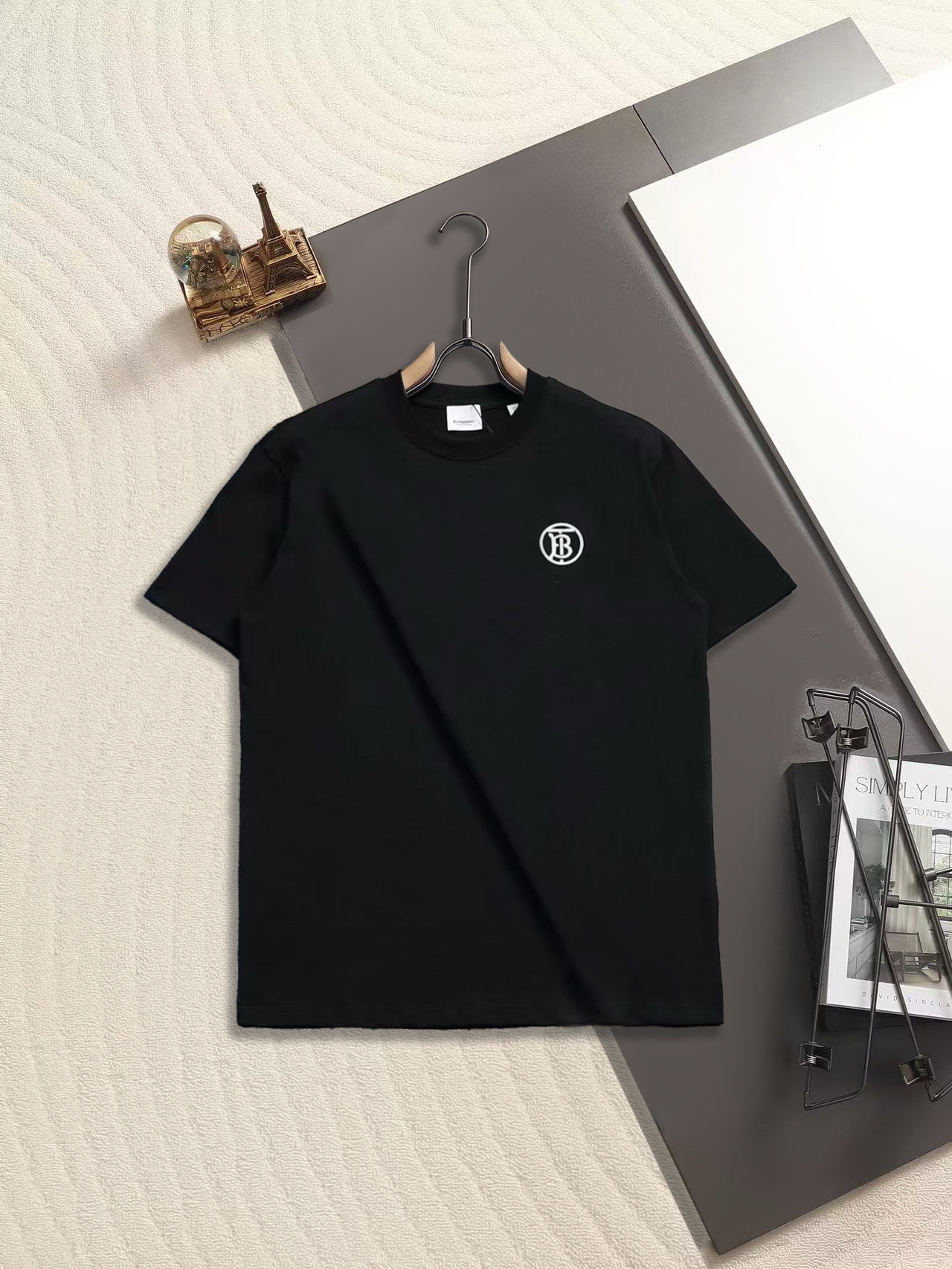 Thom Browne 高版本BBR TB字母刺绣专属标识T恤