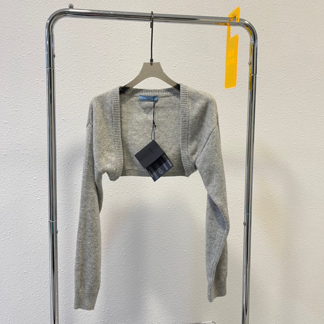 Prada Clothing Shirts & Blouses Fake Designer
 Grey Light Gray Wool