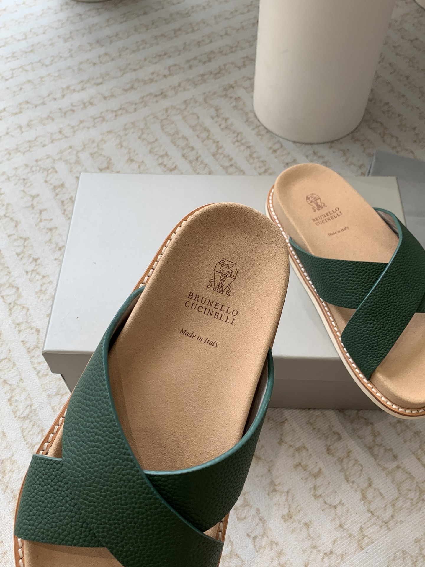 Brunello Cucinelli Brunello Cucinelli BC 交叉拖鞋24ss新款系列
