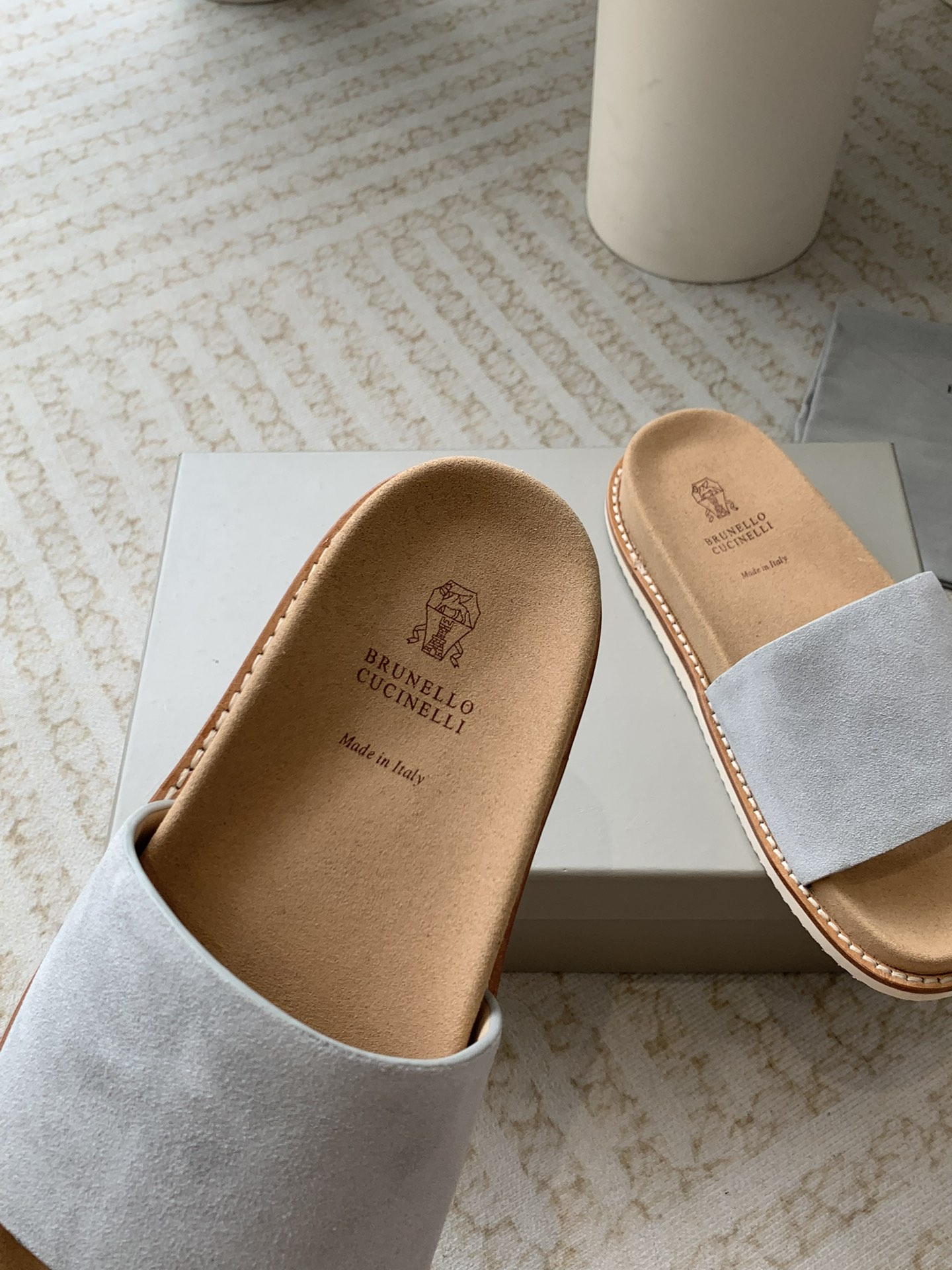 Brunello Cucinelli Brunello Cucinelli BC 新款麂皮拖鞋，24ss新款系列