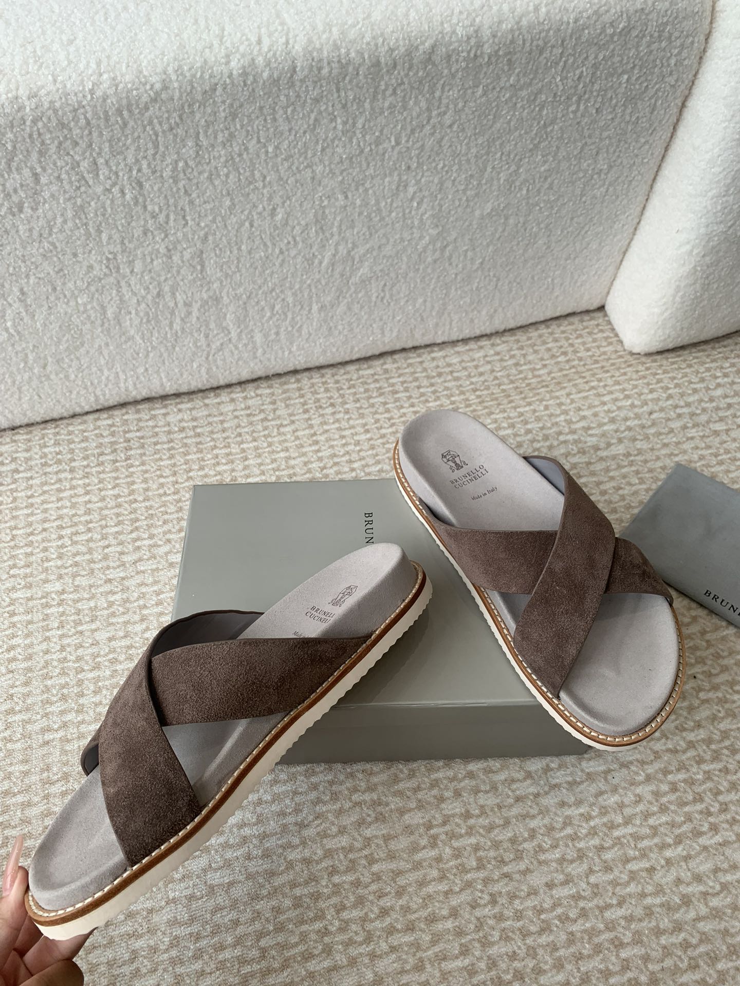 Brunello Cucinelli Brunello Cucinelli BC 24ss新款系列 博肯拖鞋