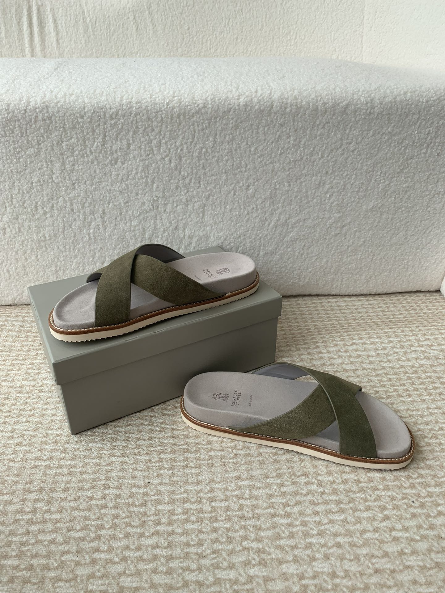 Brunello Cucinelli Brunello Cucinelli BC 24ss新款系列 博肯拖鞋
