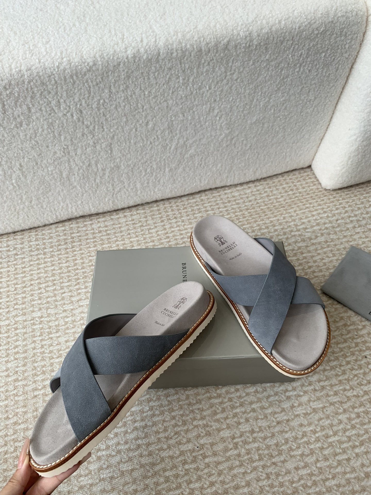Brunello Cucinelli Brunello Cucinelli BC 24ss新款系列 博肯拖鞋