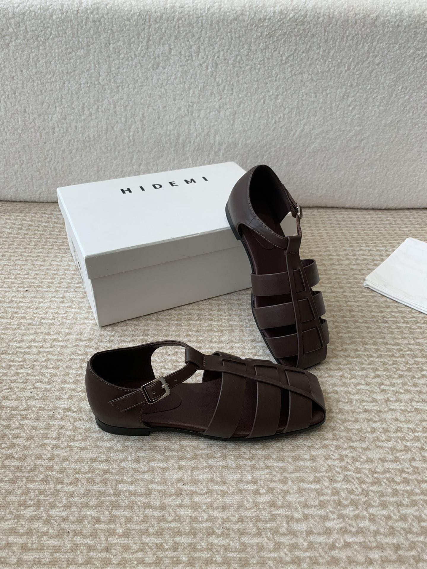 Ancient Roman Style Delicate Sandals with Imported Deer Skin Soles - 图片 3