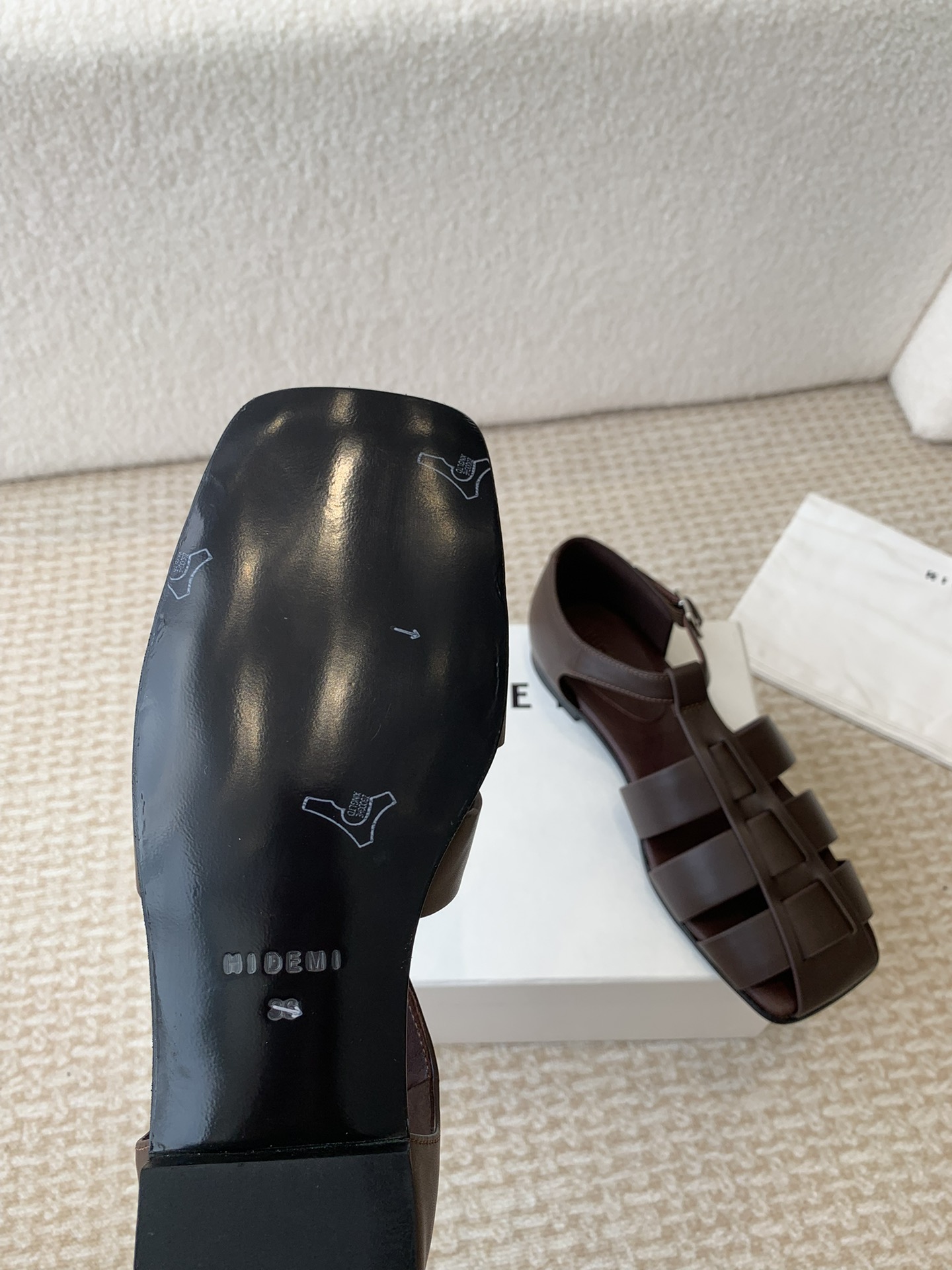 Ancient Roman Style Delicate Sandals with Imported Deer Skin Soles - 图片 9