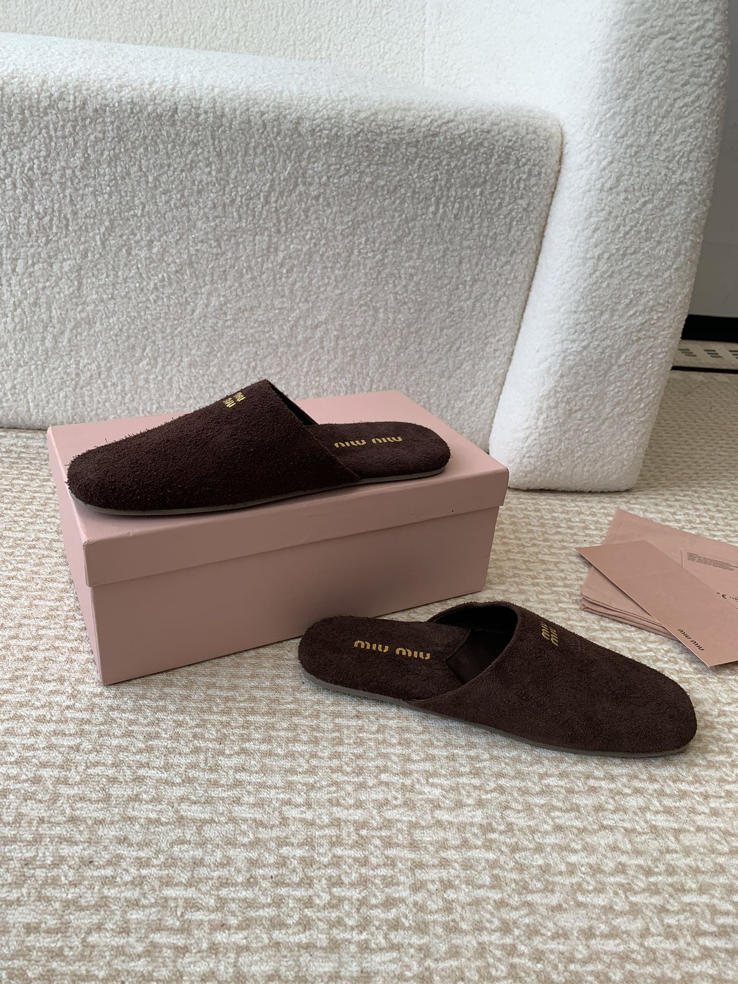 Miu Miu Miu Miu 24ss 秋冬系列穆勒鞋拖鞋