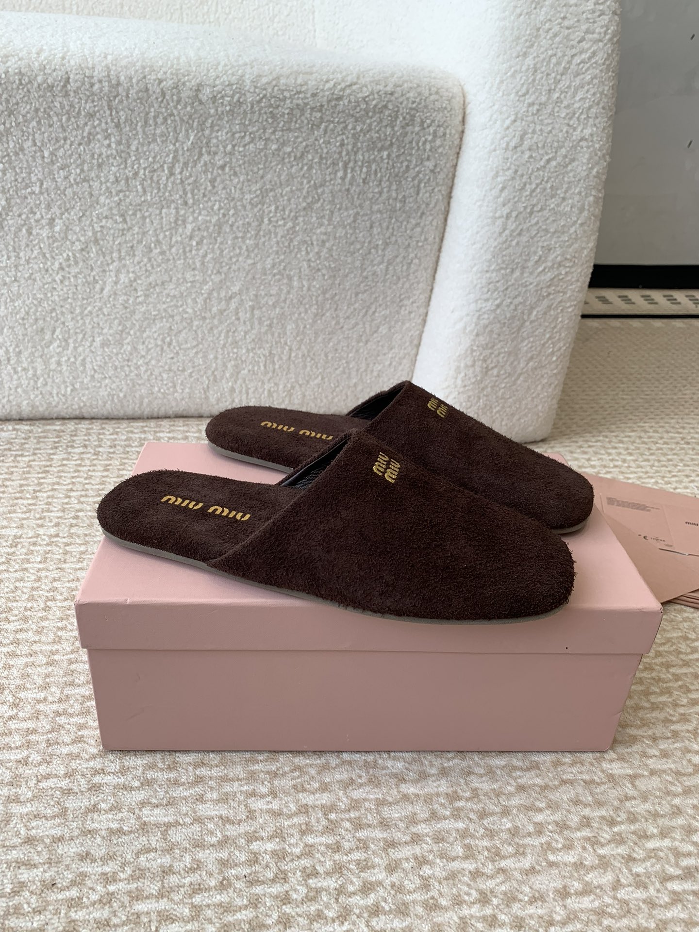 Miu Miu Miu Miu 24ss 秋冬系列穆勒鞋拖鞋