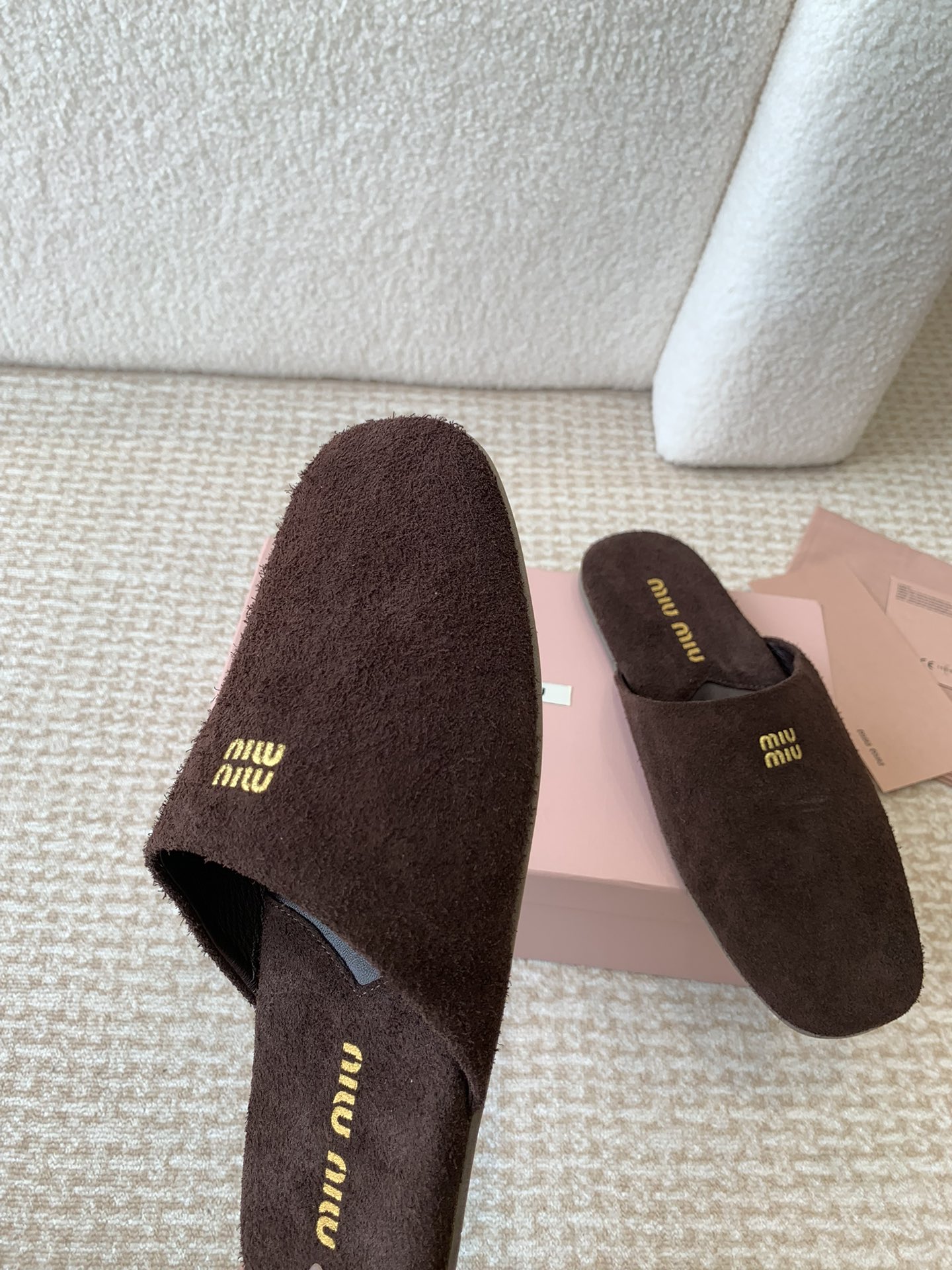 Miu Miu Miu Miu 24ss 秋冬系列穆勒鞋拖鞋