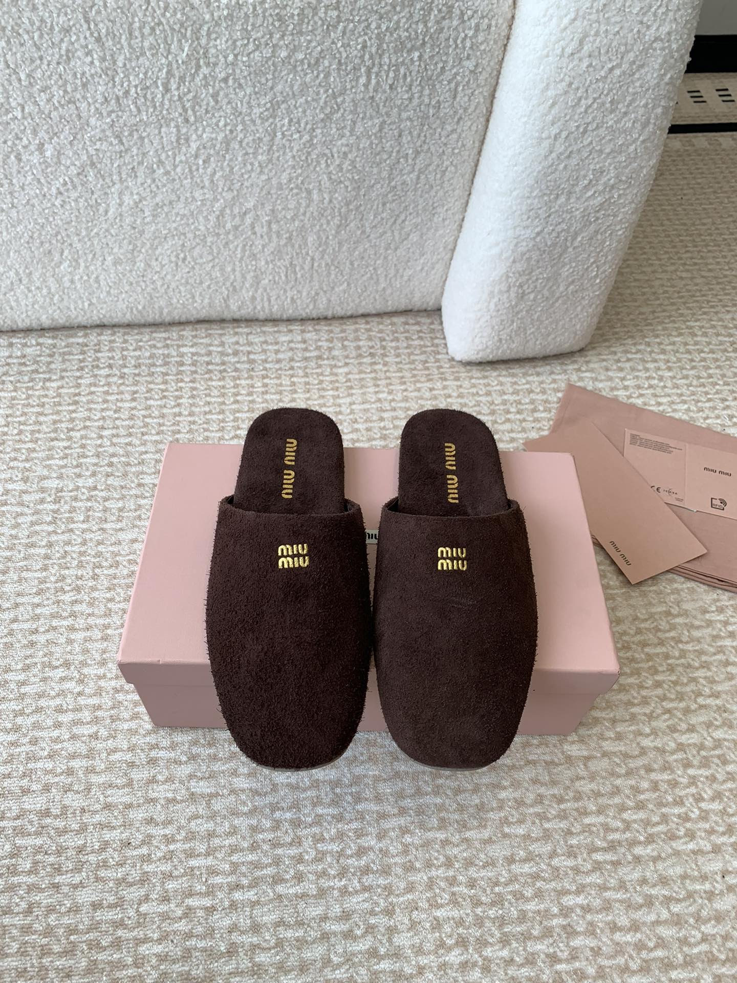 Miu Miu Miu Miu 24ss 秋冬系列穆勒鞋拖鞋