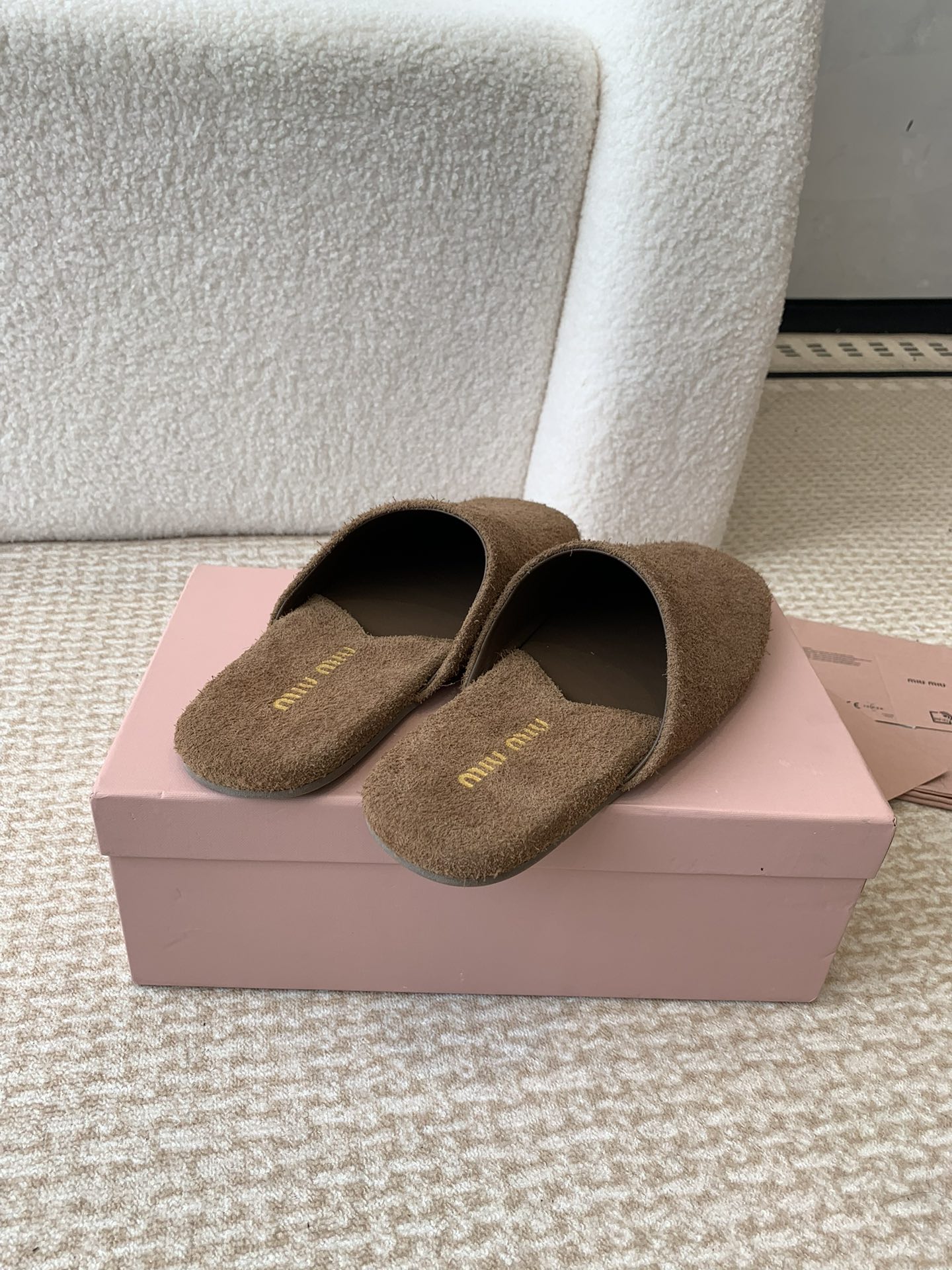 Miu Miu Miu Miu 24ss 秋冬系列穆勒鞋拖鞋