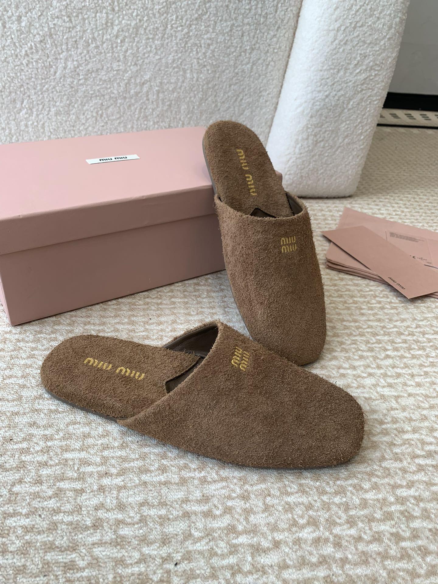 Miu Miu Miu Miu 24ss 秋冬系列穆勒鞋拖鞋
