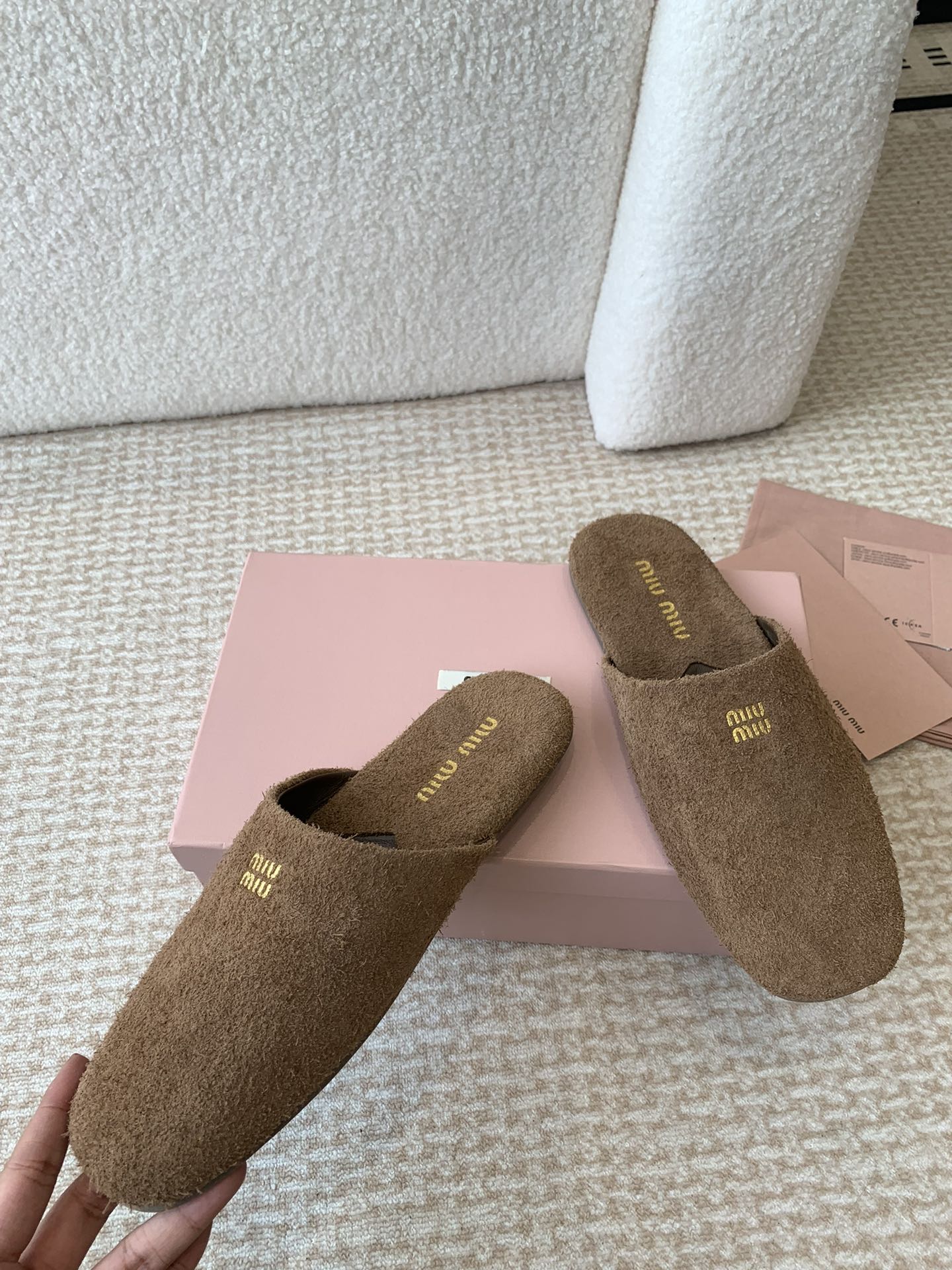 Miu Miu Miu Miu 24ss 秋冬系列穆勒鞋拖鞋