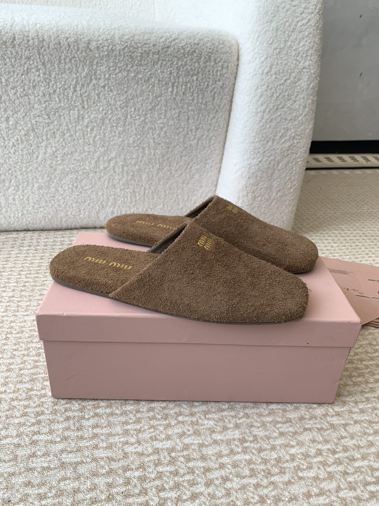 Miu Miu Miu Miu 24ss 秋冬系列穆勒鞋拖鞋