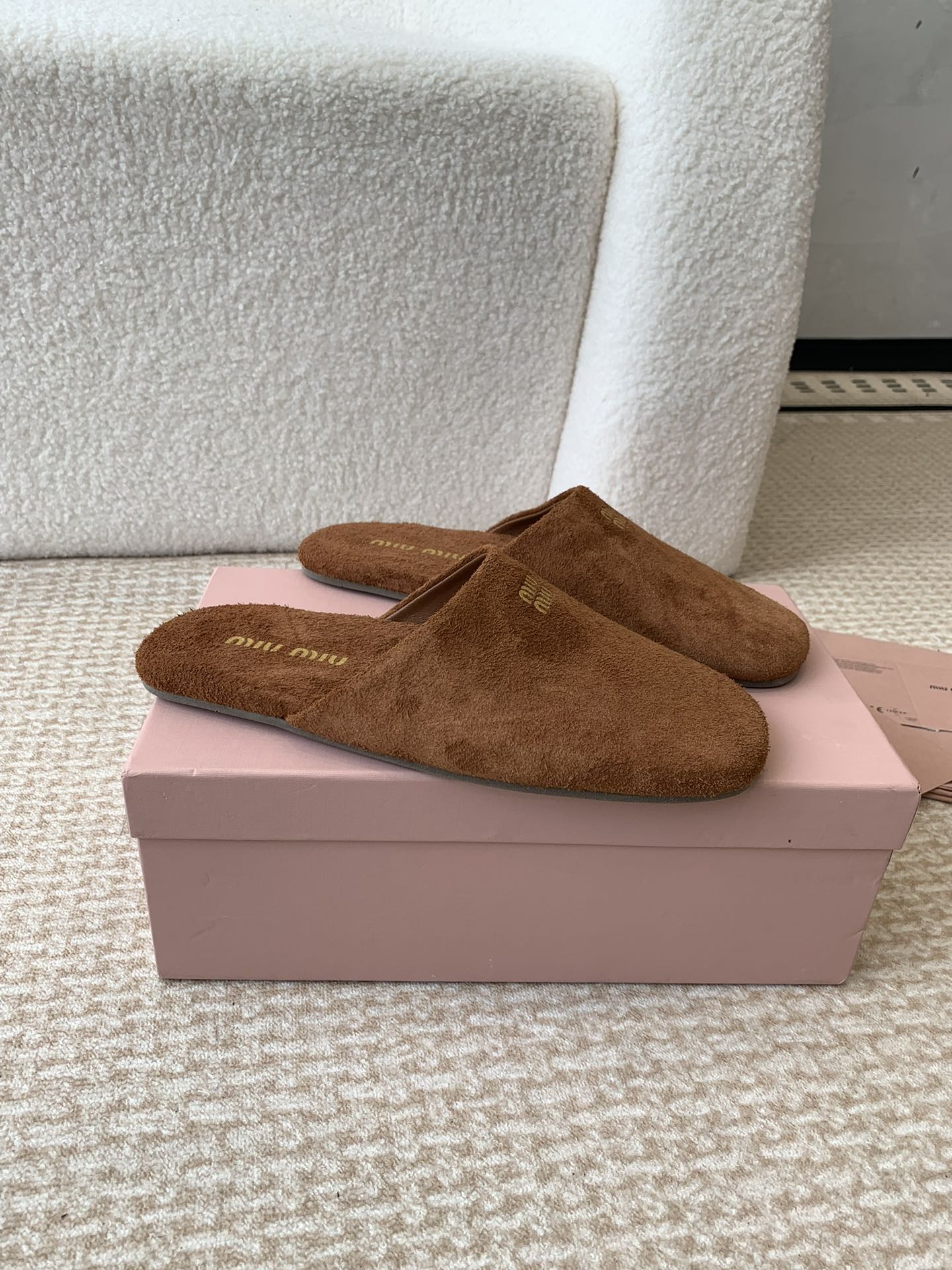 Miu Miu Miu Miu 24ss 秋冬系列穆勒鞋拖鞋