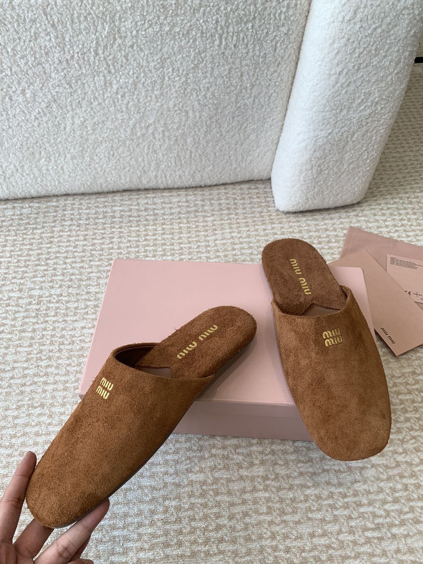 Miu Miu Miu Miu 24ss 秋冬系列穆勒鞋拖鞋