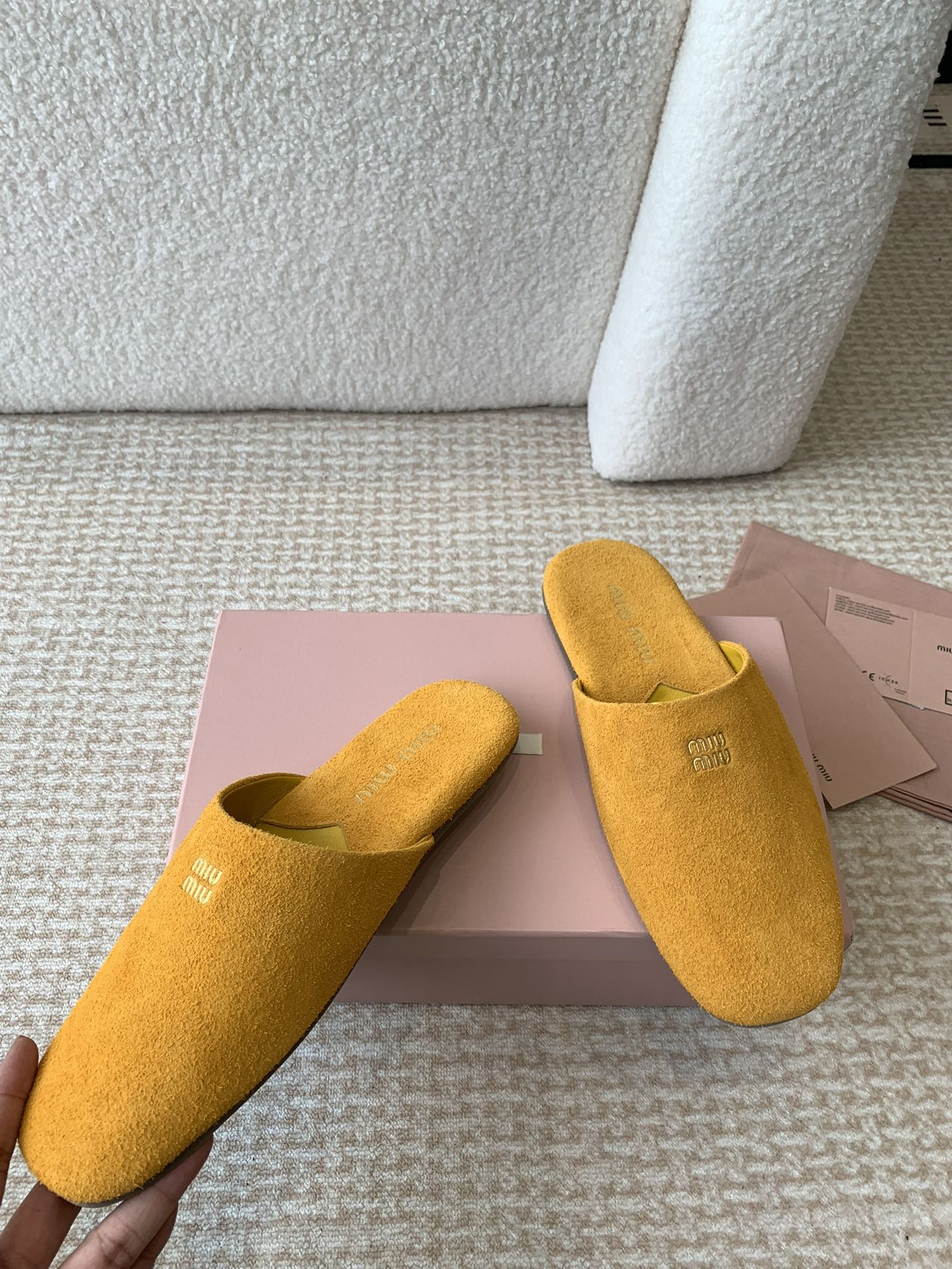 Miu Miu Miu Miu 24ss 秋冬系列穆勒鞋拖鞋