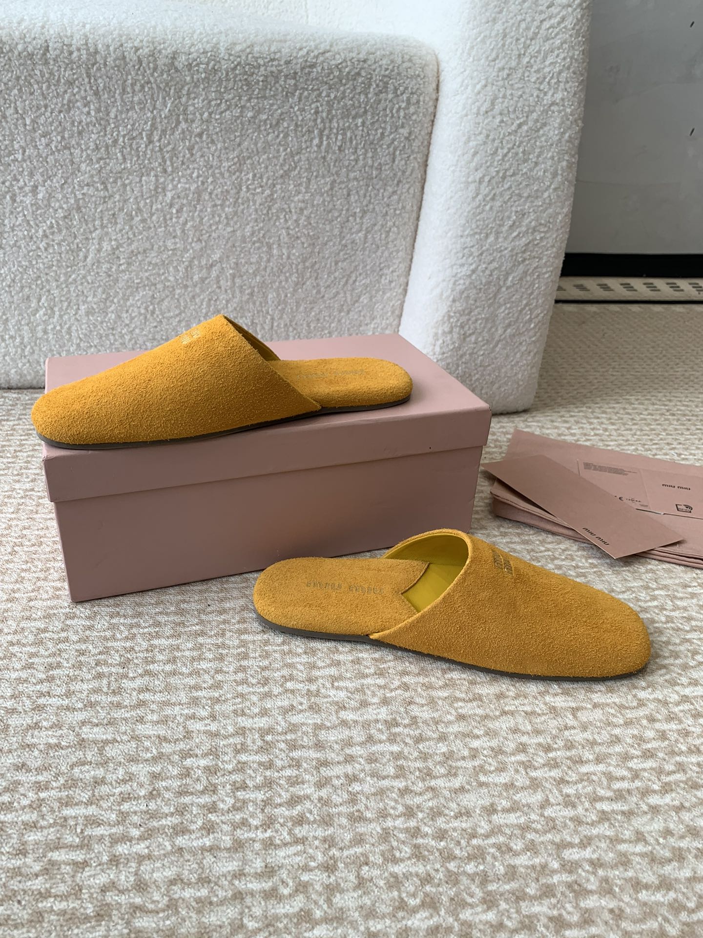 Miu Miu Miu Miu 24ss 秋冬系列穆勒鞋拖鞋