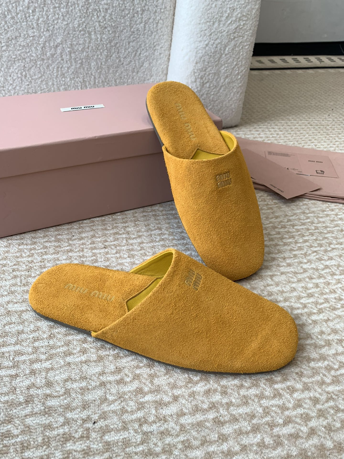 Miu Miu Miu Miu 24ss 秋冬系列穆勒鞋拖鞋