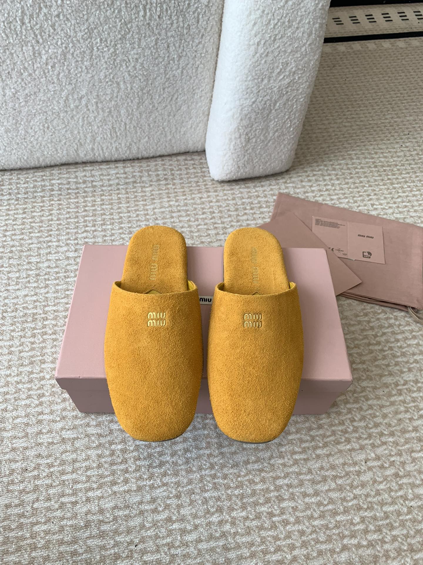 Miu Miu Miu Miu 24ss 秋冬系列穆勒鞋拖鞋