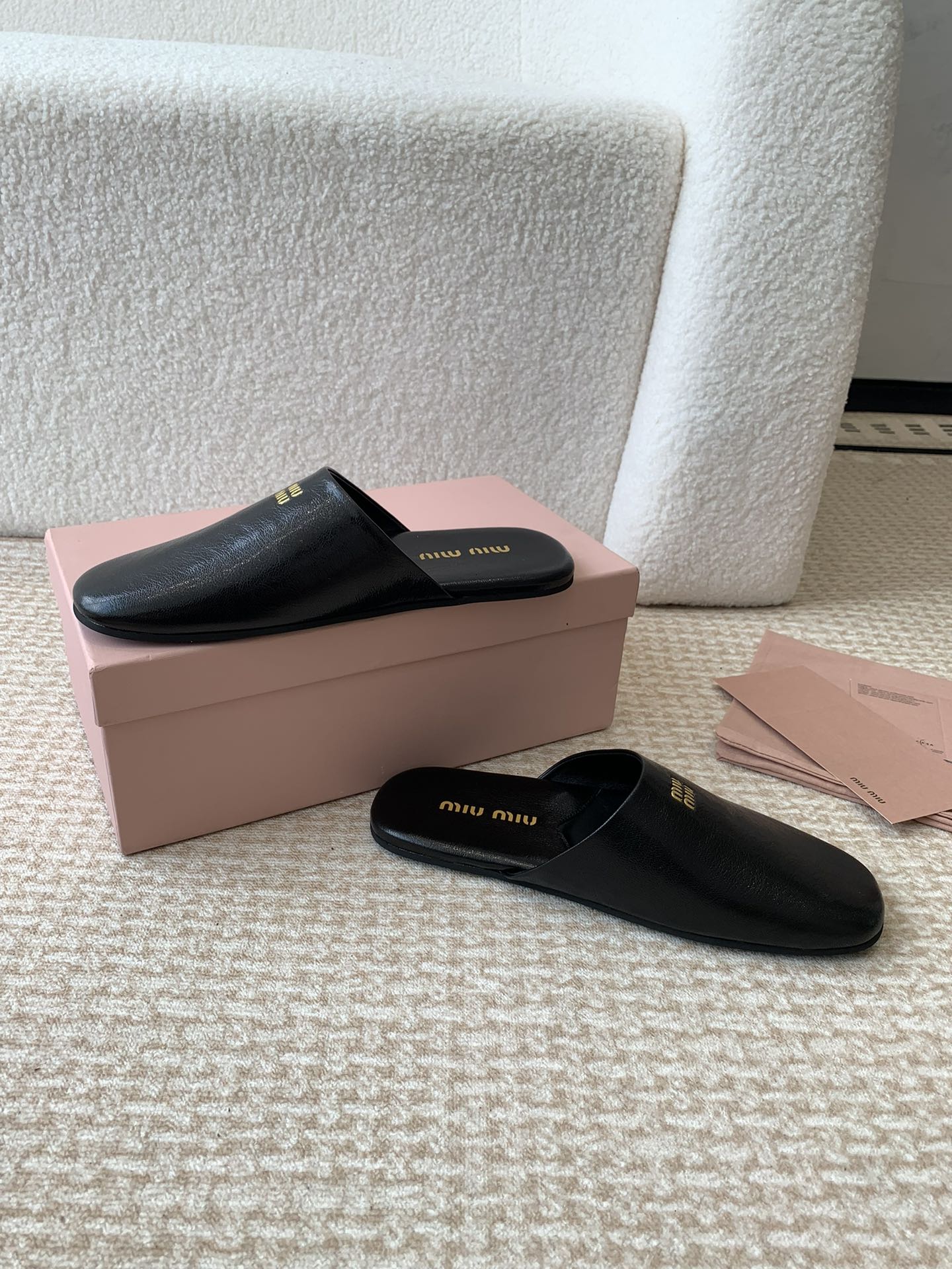 Miu Miu Miu Miu 24ss 秋冬系列穆勒鞋拖鞋