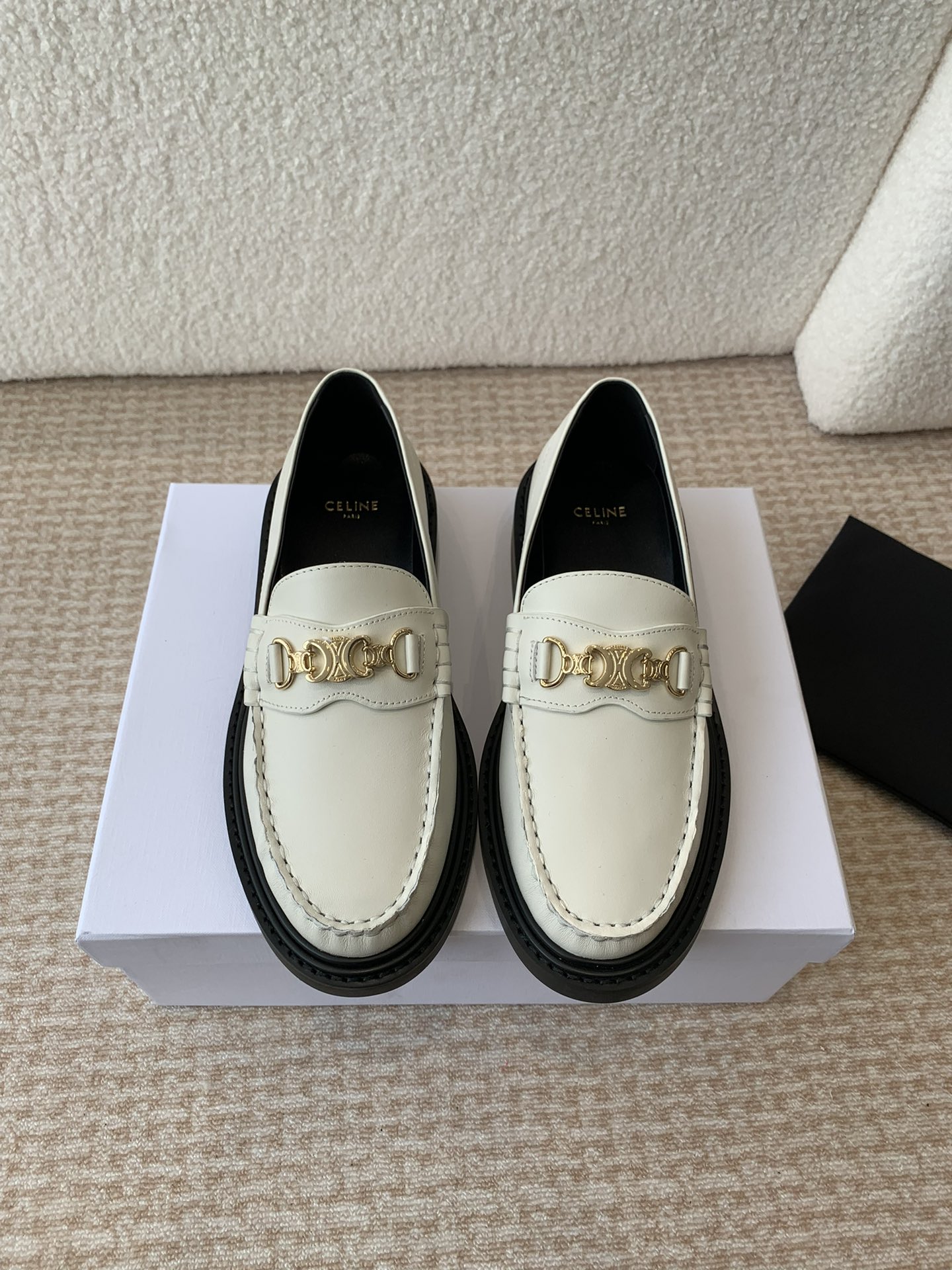 Celine mirror quality
 Shoes Loafers Cowhide Sheepskin Fall/Winter Collection Vintage