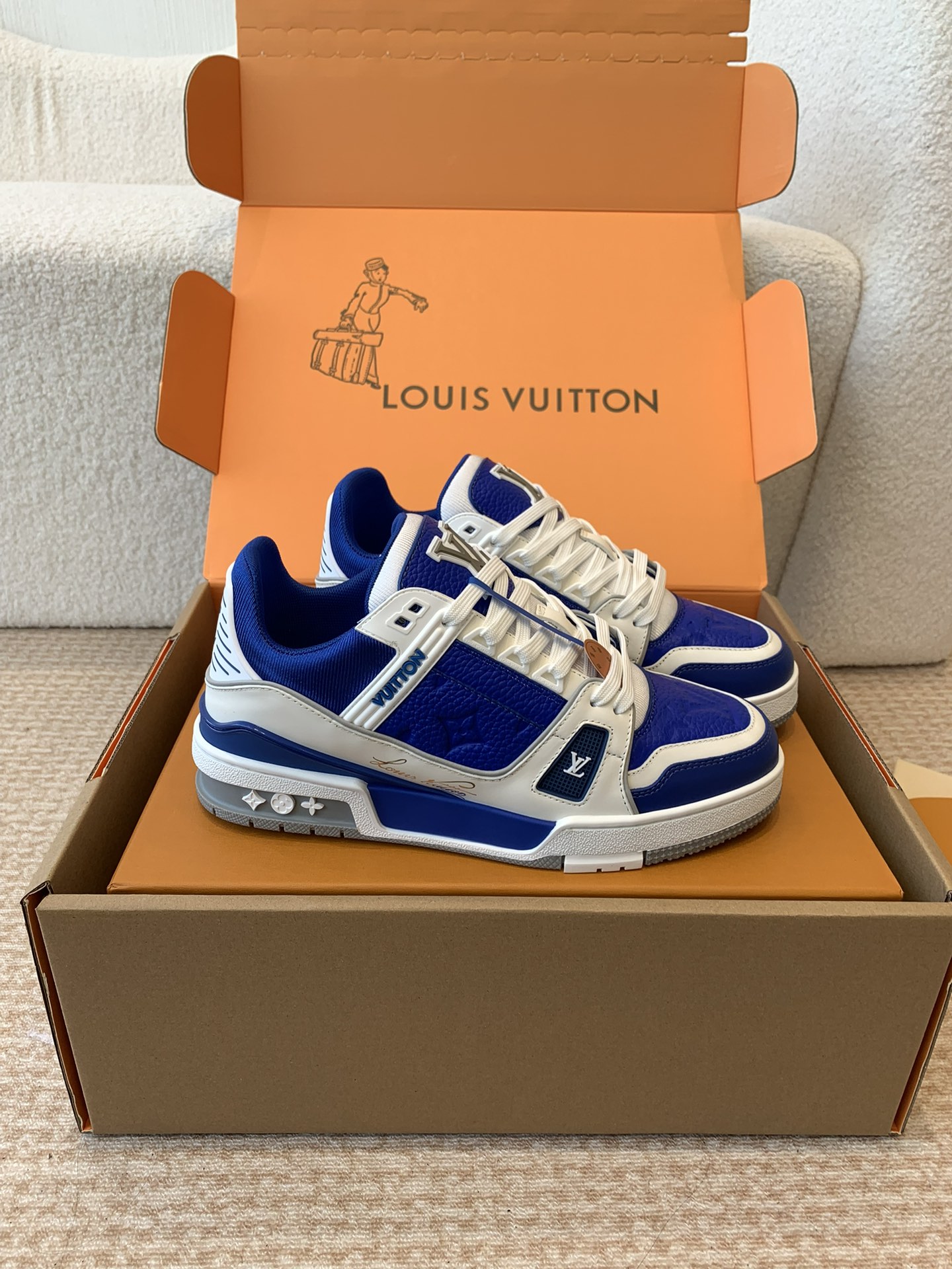 Louis Vuitton Louis Vuitton 24ss 驴家的 trainer板鞋，每个人都必须入的款，绝不后悔