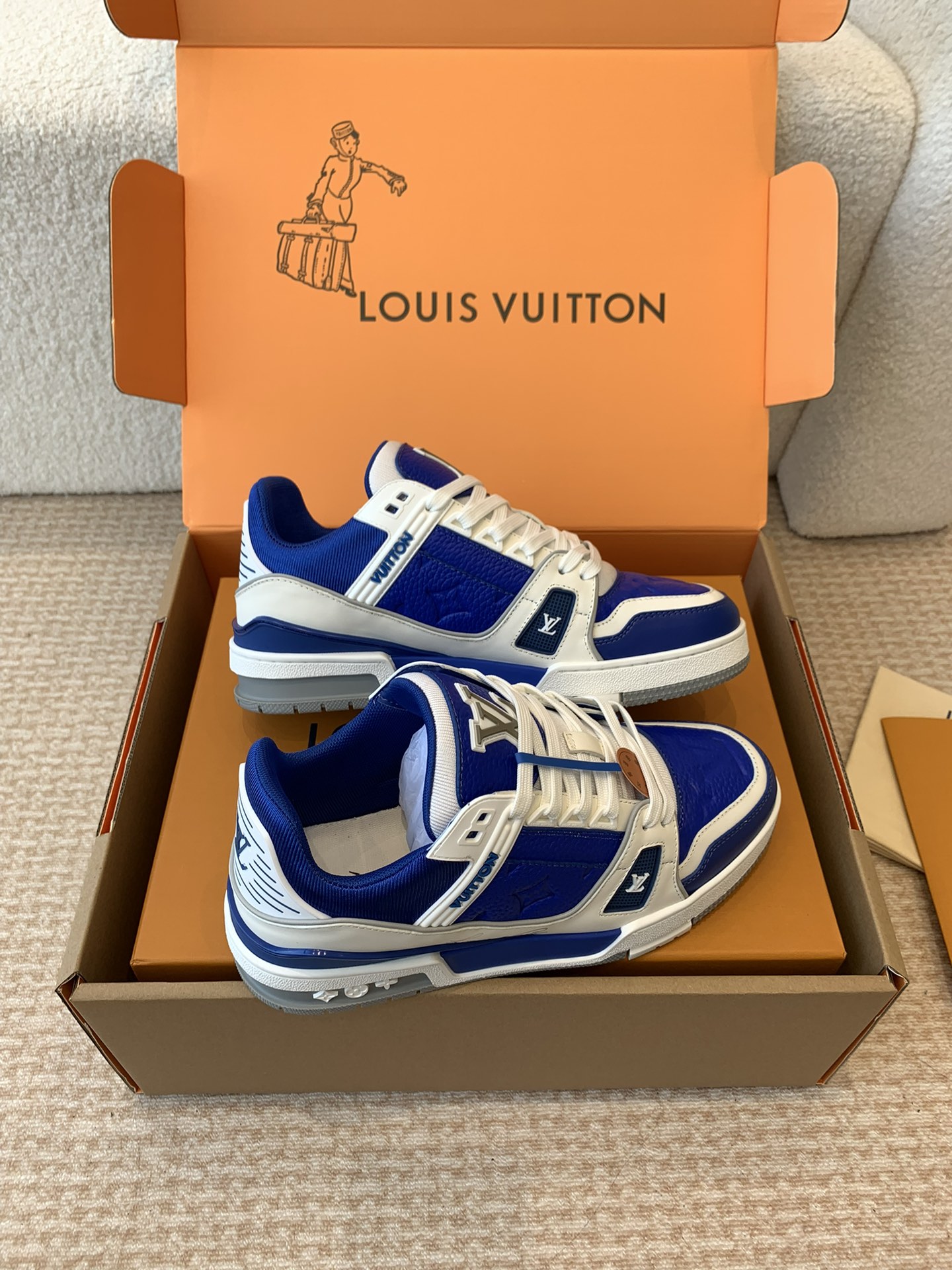 Louis Vuitton Louis Vuitton 24ss 驴家的 trainer板鞋，每个人都必须入的款，绝不后悔