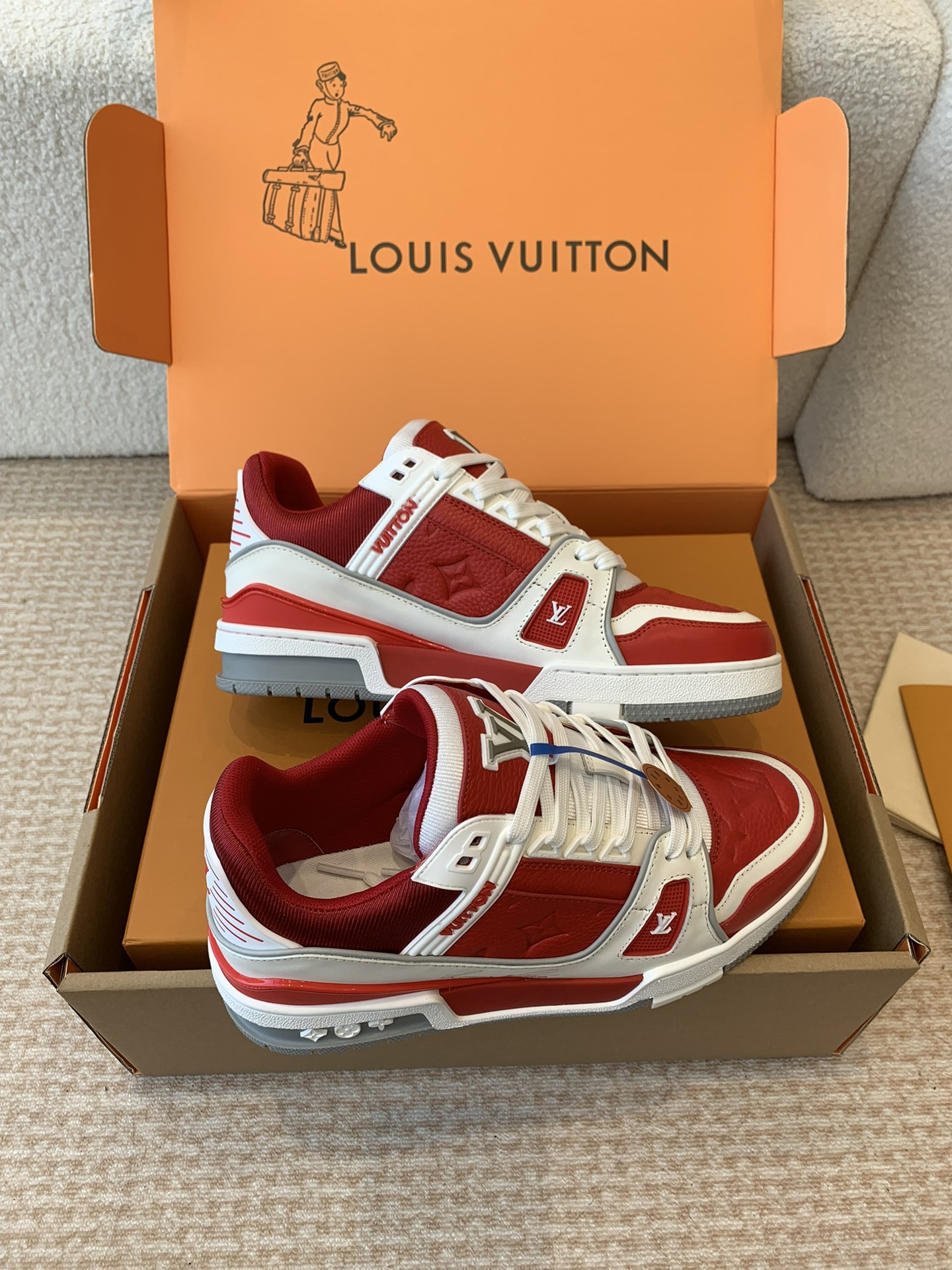 Louis Vuitton Louis Vuitton 24ss 驴家的 trainer板鞋，每个人都必须入的款，绝不后悔