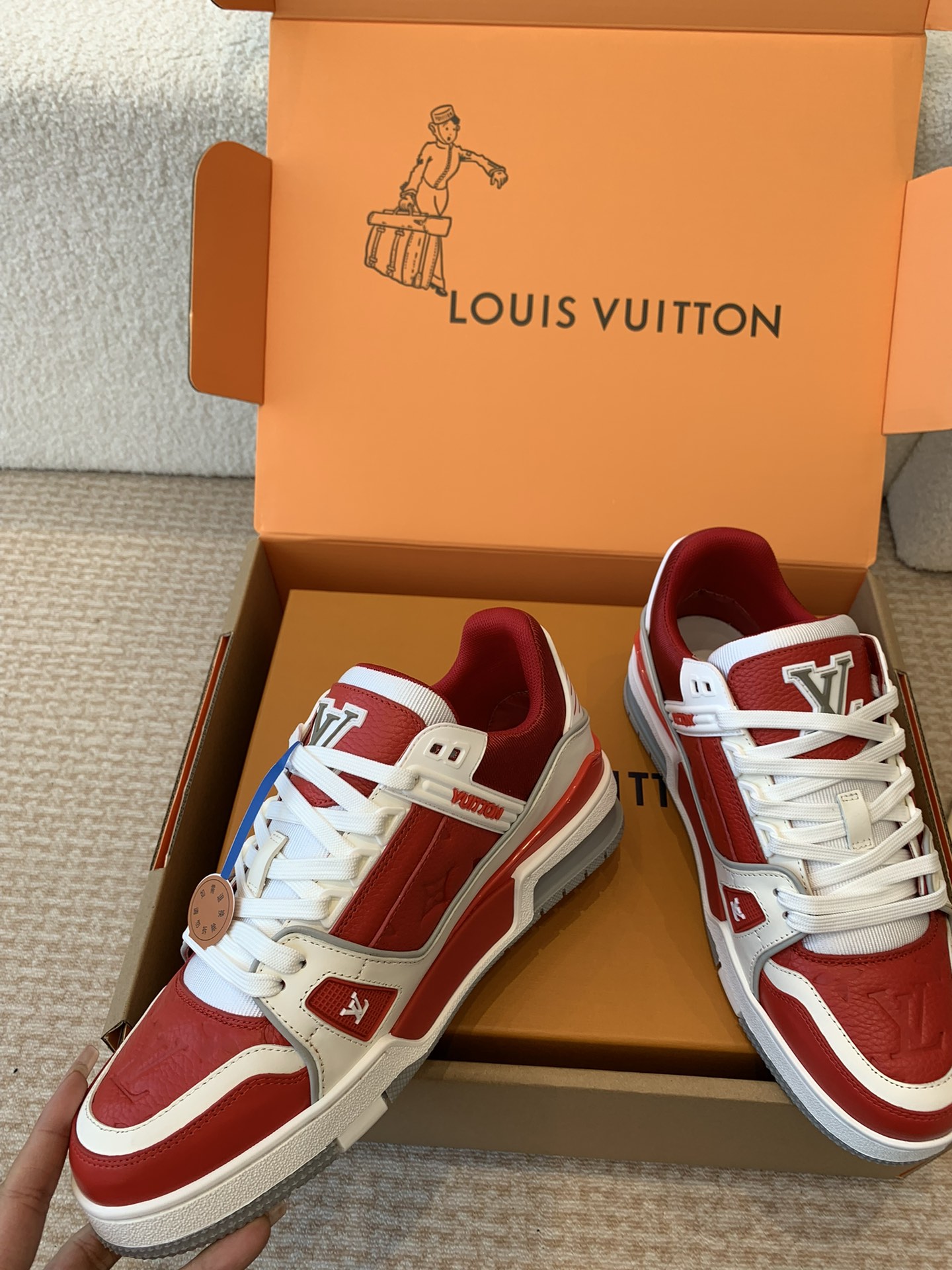 Louis Vuitton Louis Vuitton 24ss 驴家的 trainer板鞋，每个人都必须入的款，绝不后悔