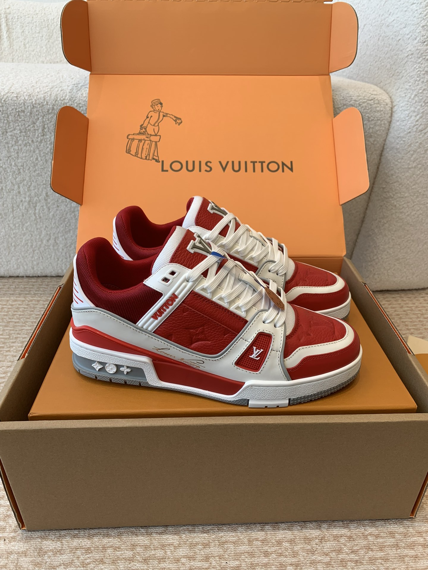 Louis Vuitton Louis Vuitton 24ss 驴家的 trainer板鞋，每个人都必须入的款，绝不后悔