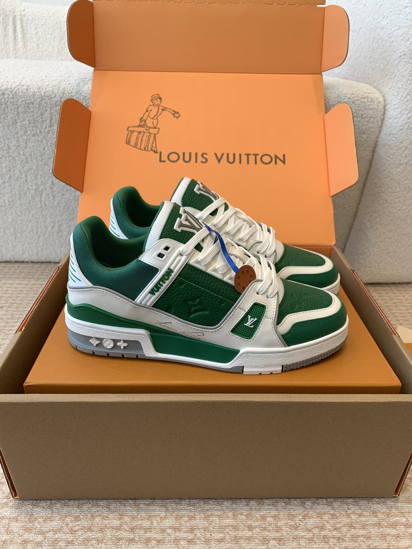 Louis Vuitton Louis Vuitton 24ss 驴家的 trainer板鞋，每个人都必须入的款，绝不后悔