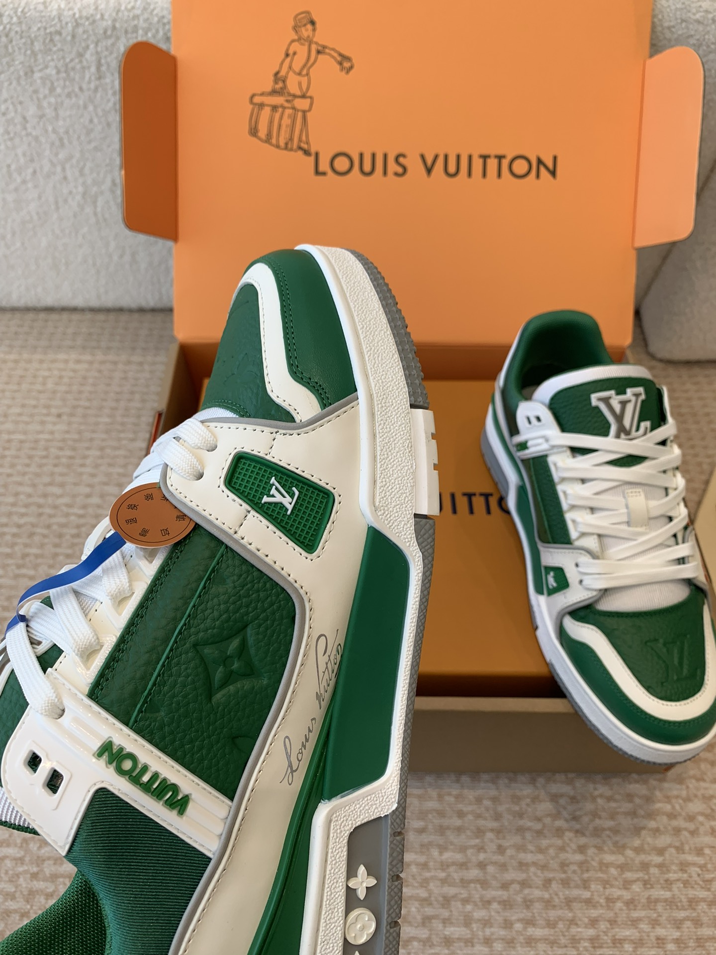 Louis Vuitton Louis Vuitton 24ss 驴家的 trainer板鞋，每个人都必须入的款，绝不后悔