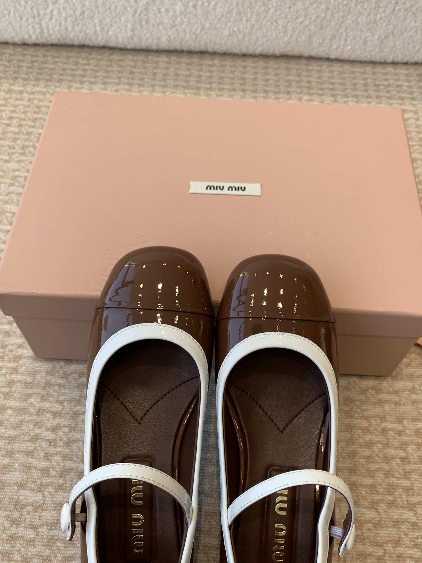 缪缪 Miu Miu 经典高奢皮鞋鞋履高跟鞋 #5F92856D 5