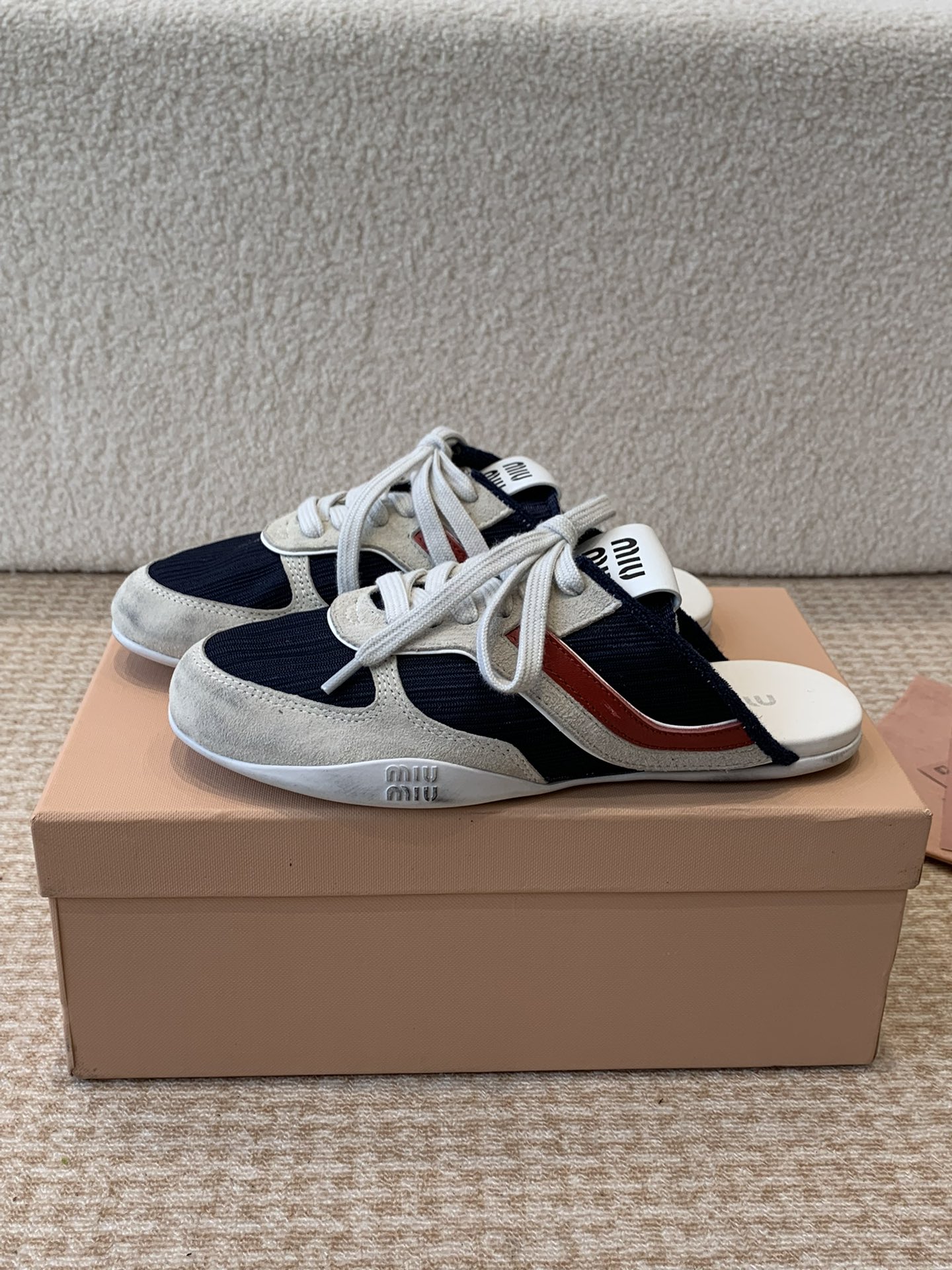 Miu Miu Miu Miu 25ss 春夏新款走秀MiuMiu 德训 休闲拖鞋