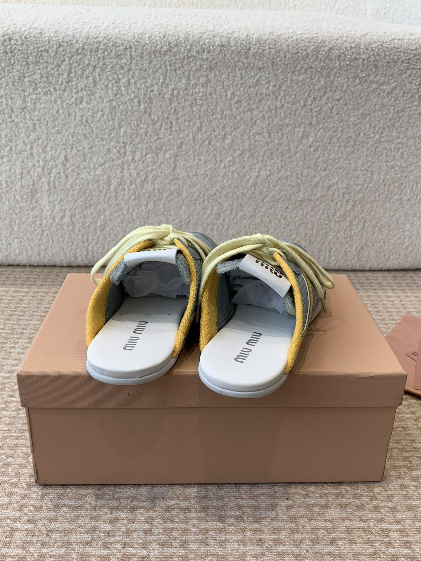 Miu Miu Miu Miu 25ss 春夏新款走秀MiuMiu 德训 休闲拖鞋