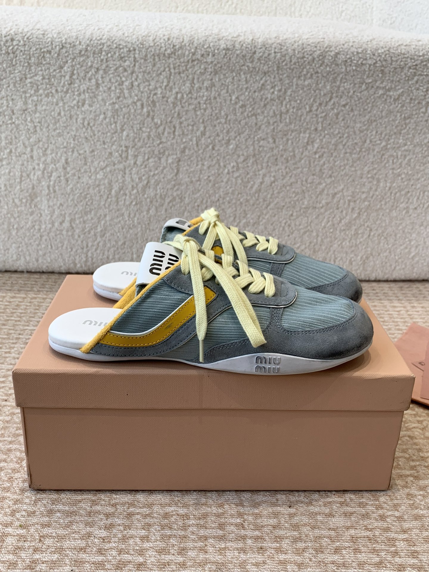Miu Miu Miu Miu 25ss 春夏新款走秀MiuMiu 德训 休闲拖鞋