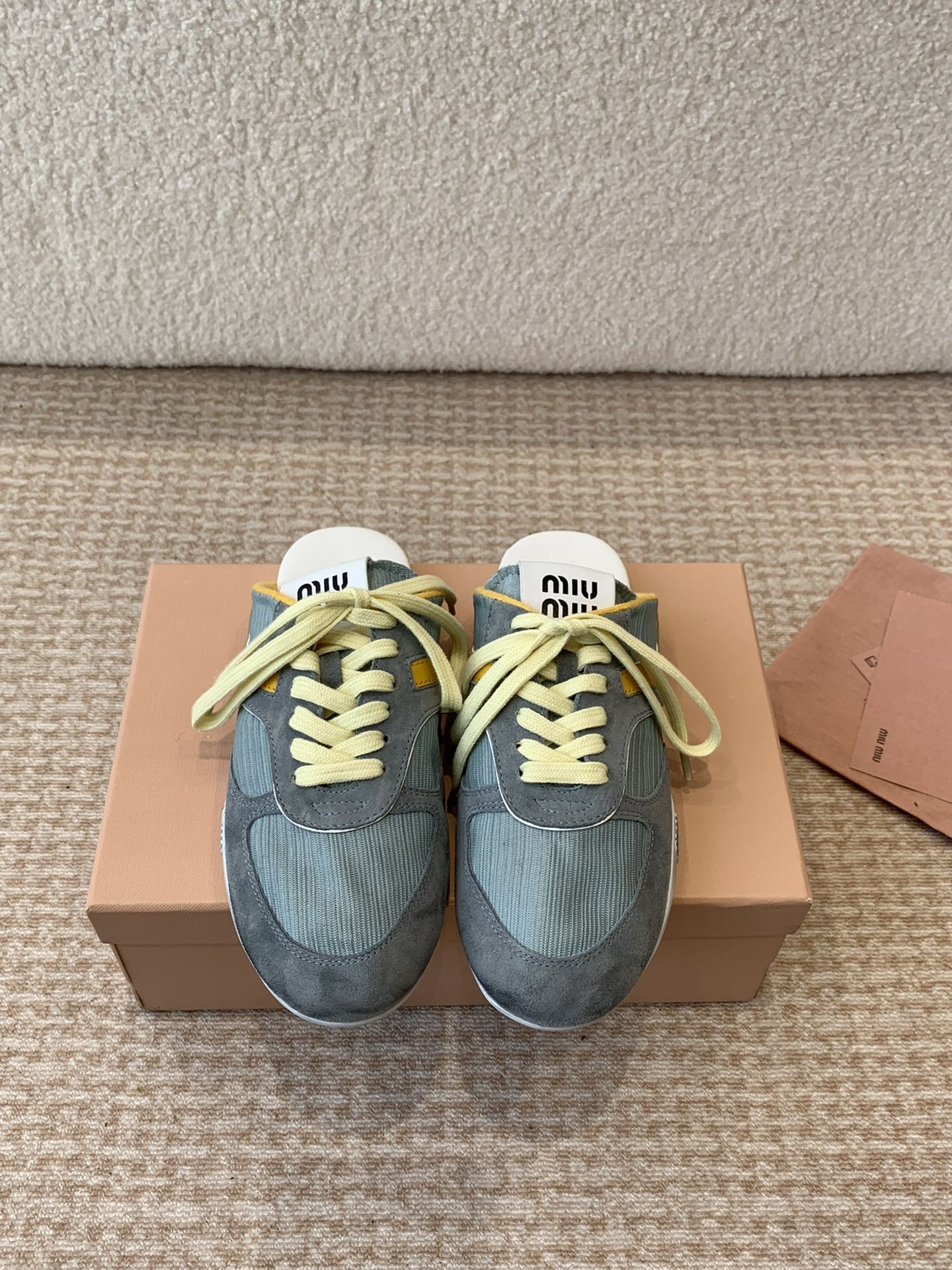 Miu Miu Miu Miu 25ss 春夏新款走秀MiuMiu 德训 休闲拖鞋