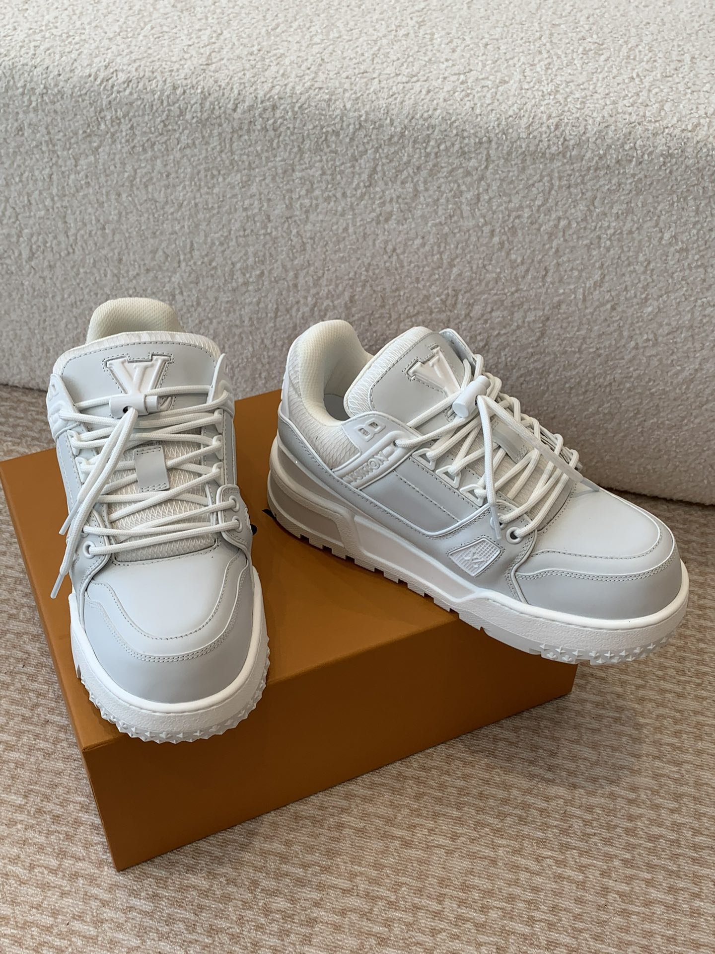 Louis Vuitton Louis Vuitton 走秀款胖丁trainer 龙年限定款 面包鞋