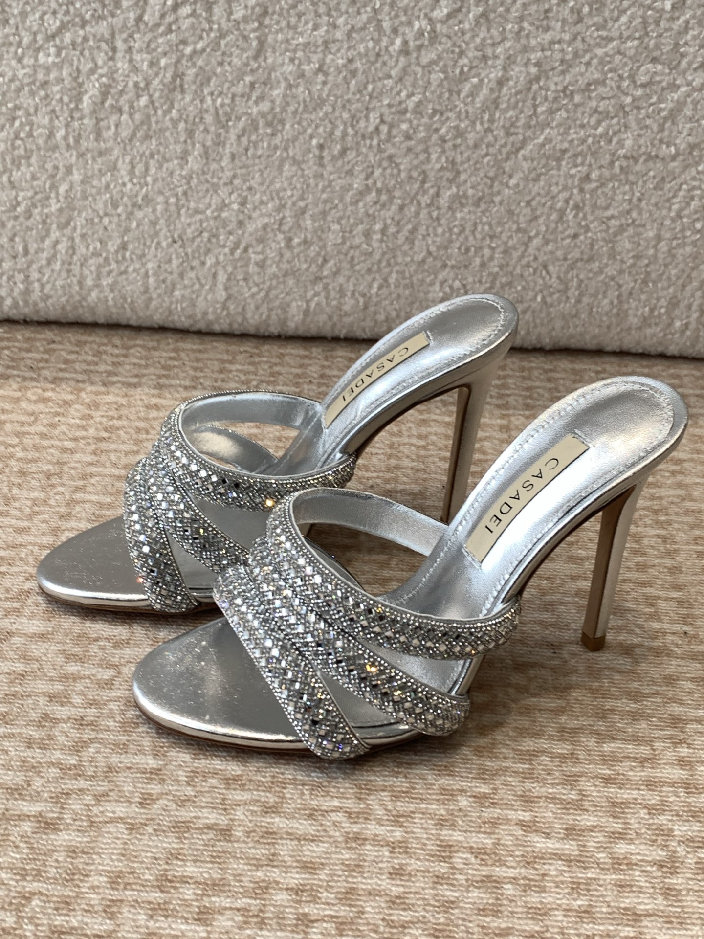 Stylish CASADEI Water Drill Heels: Spring Collection Highlights, High Quality and Charm.