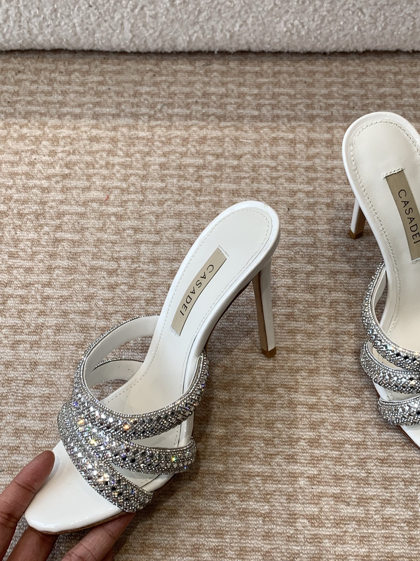 Elegant CASADEI Water Drill Heels: Spring Collection, High Quality, Noble Choice - 图片 3