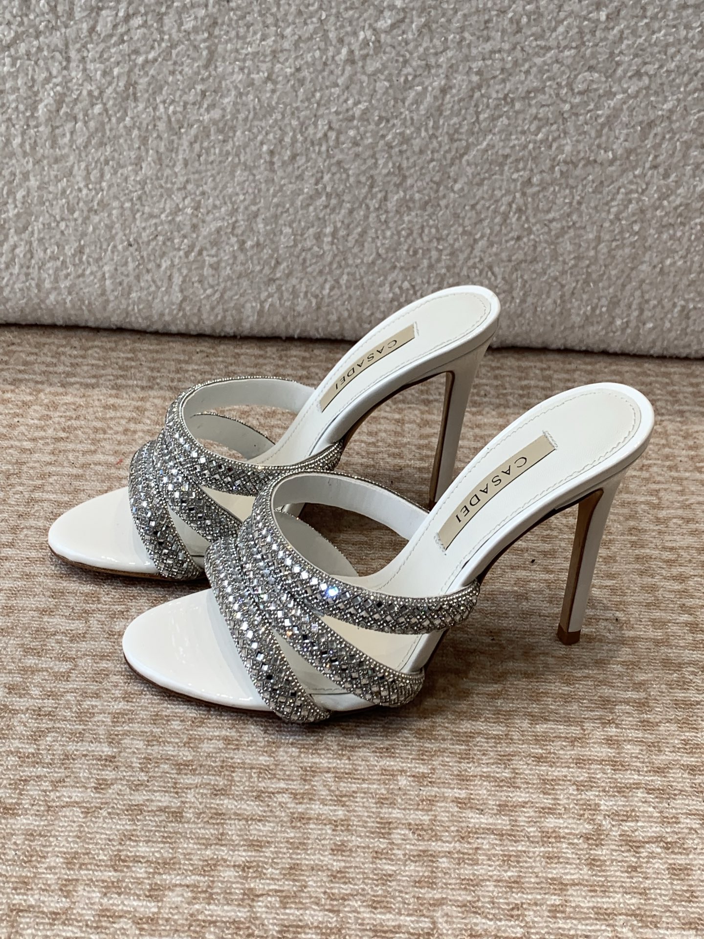 Elegant CASADEI Water Drill Heels: Spring Collection, High Quality, Noble Choice