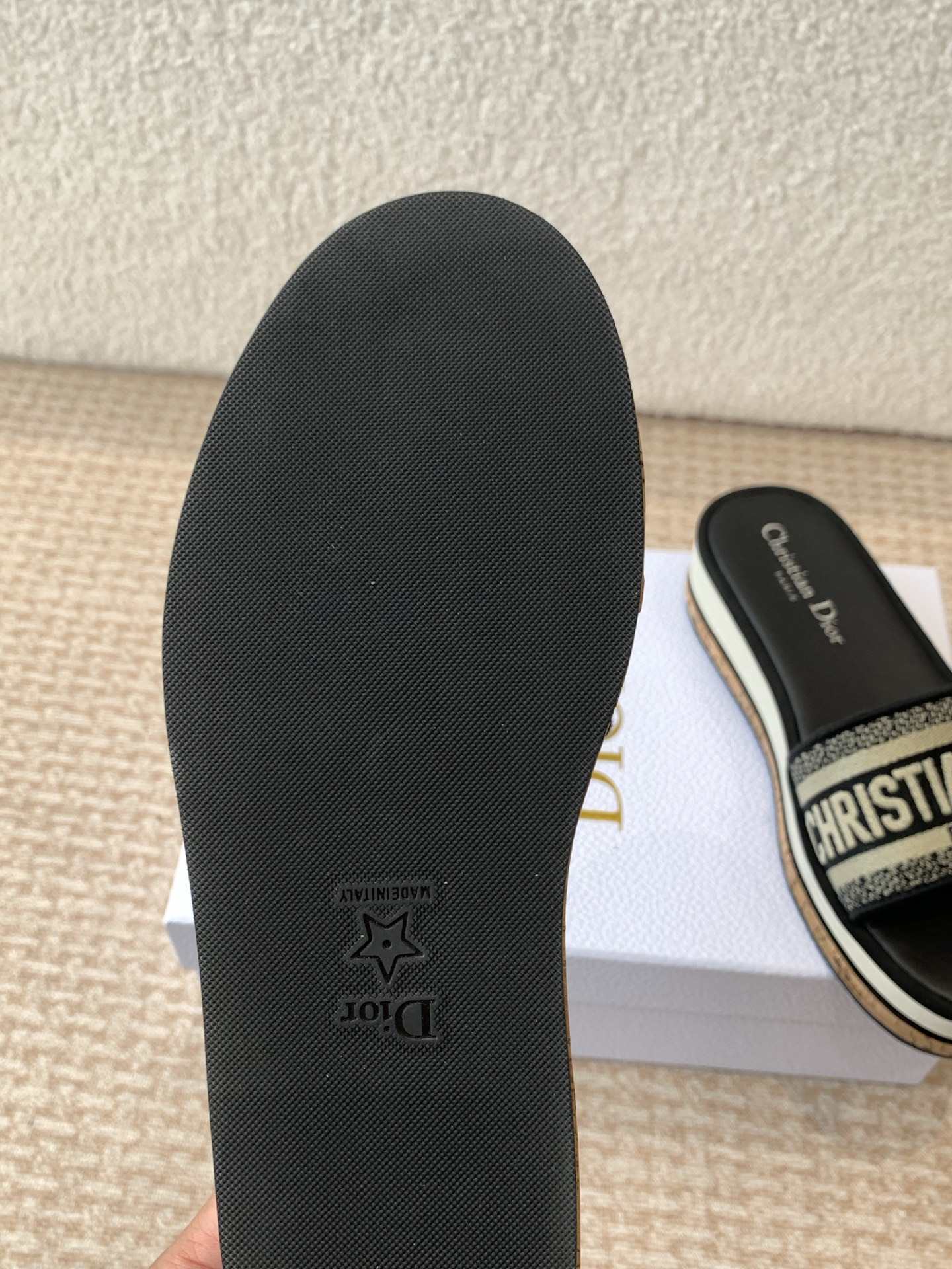 Dior Dior 迪奥 25ss 春夏新款 IVIETA DWAY 果冻色平底一字拖鞋 凉鞋