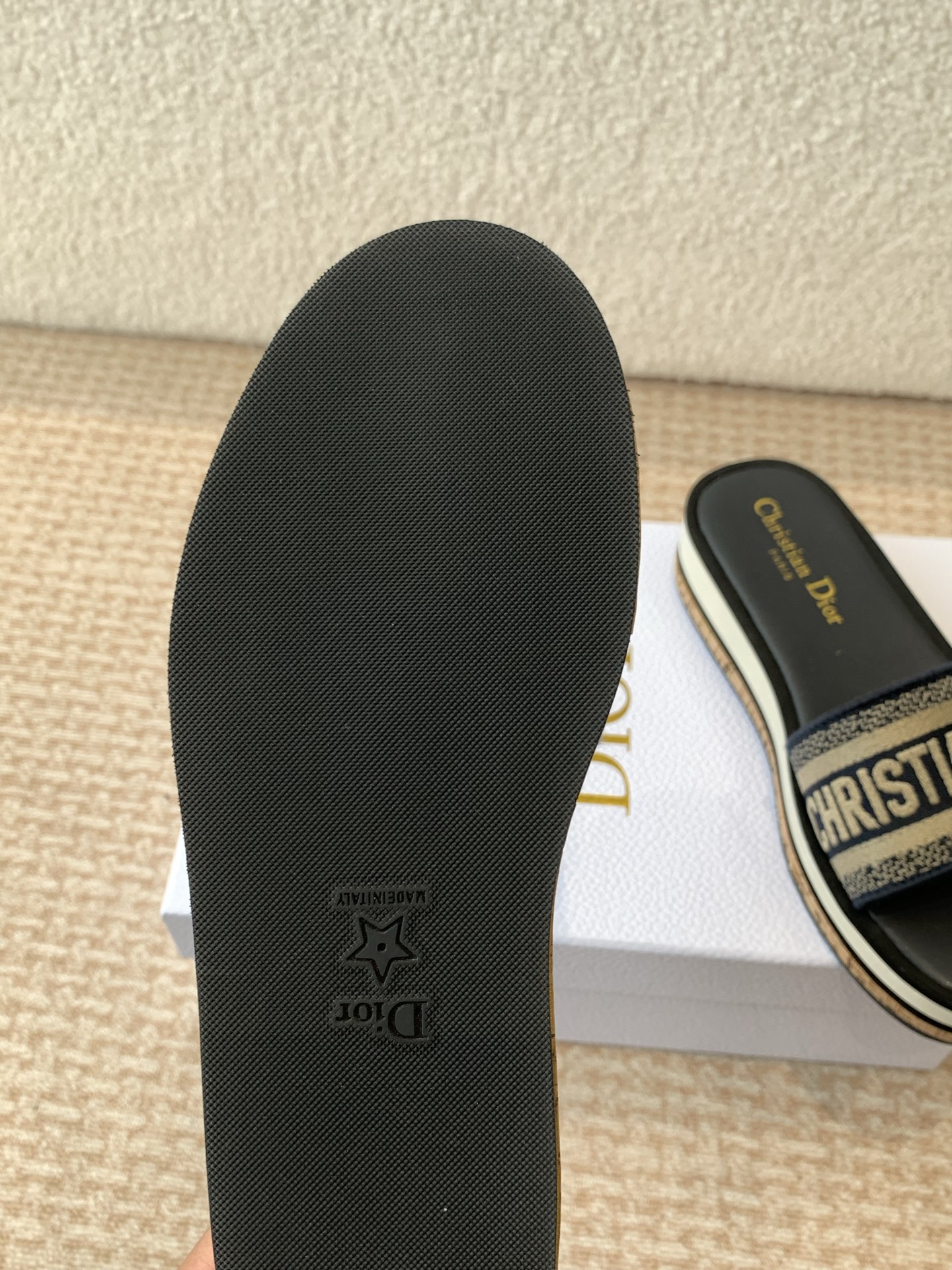 Dior Dior 迪奥 25ss 春夏新款 IVIETA DWAY 果冻色平底一字拖鞋 凉鞋